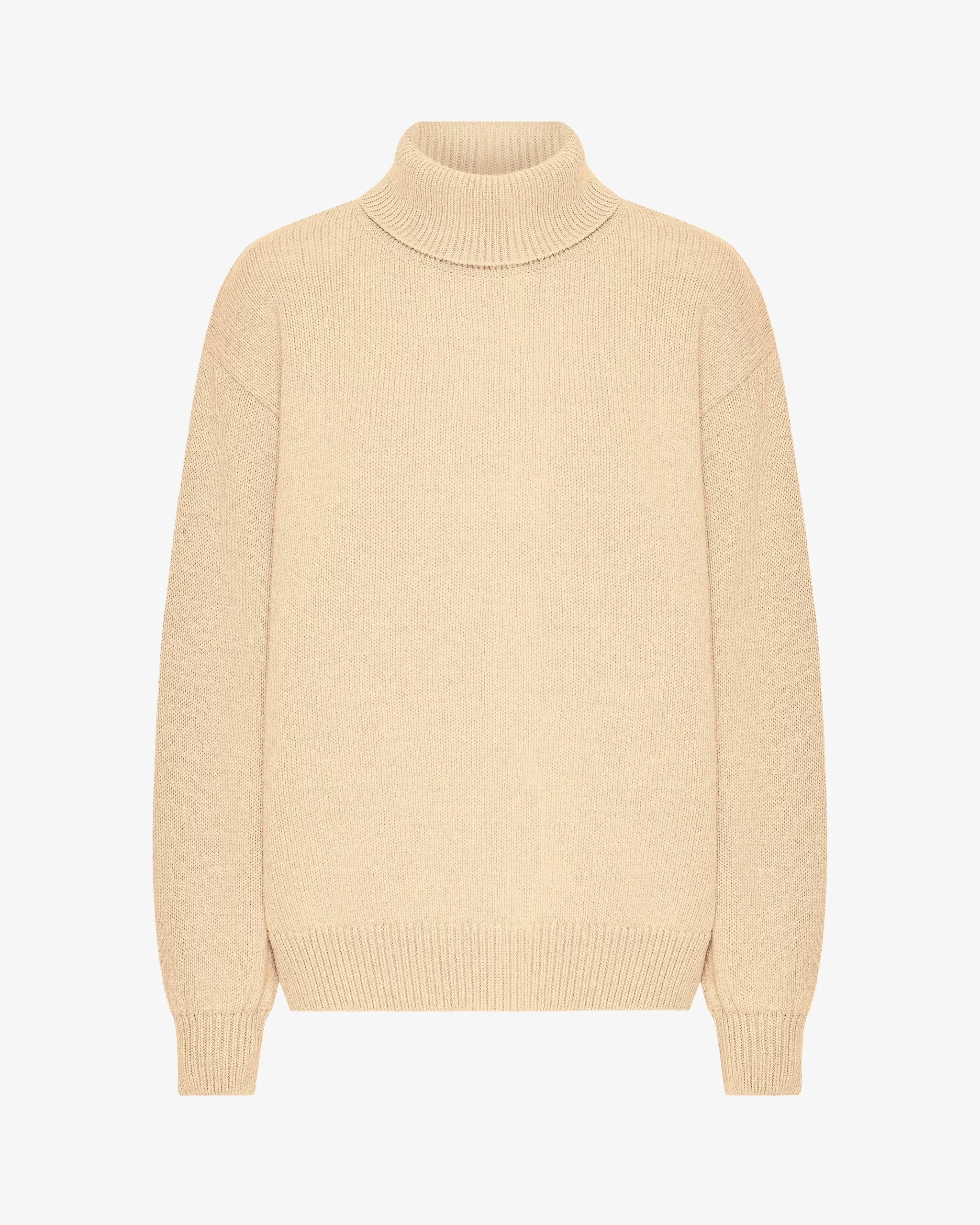 Merino Wool Turtleneck - Soft Yellow