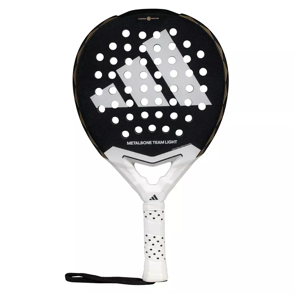 Metalbone Team Light 3.4 Padel Racquet Black and White