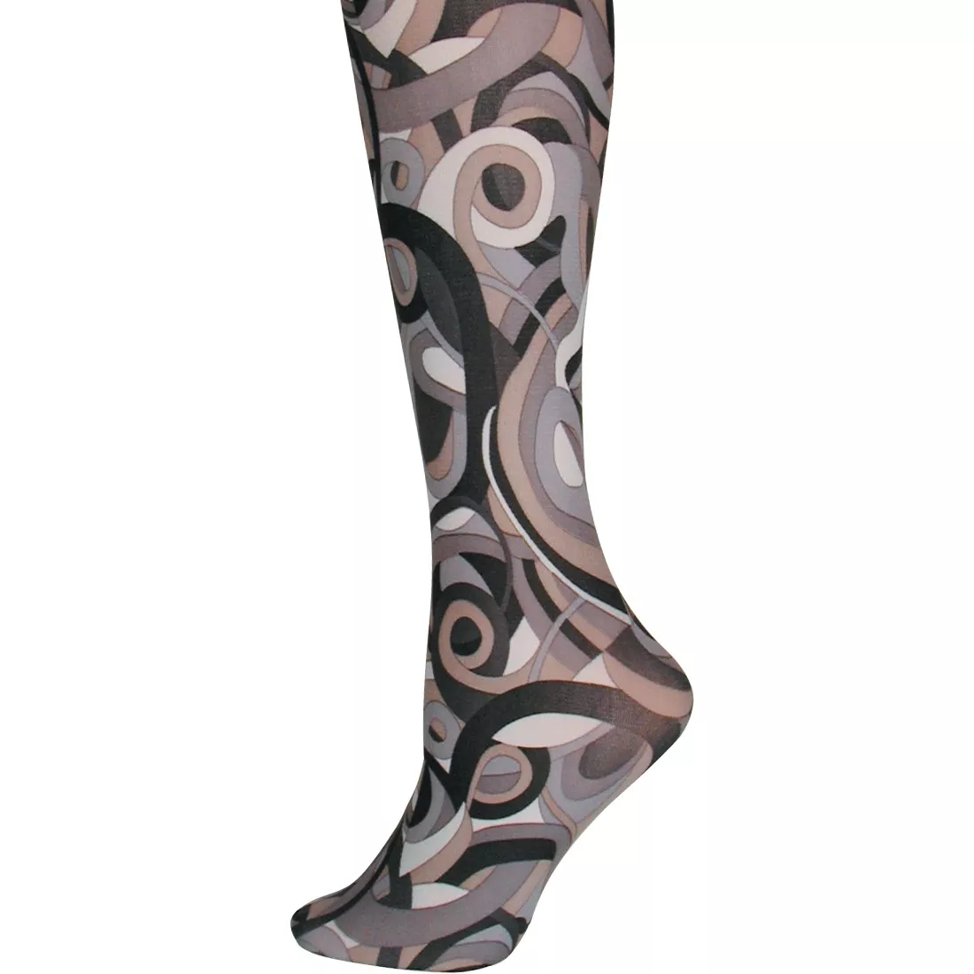 Metro Retro Black Adult Tights