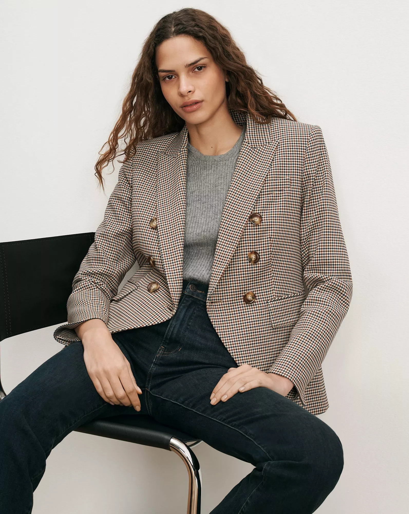 Miller Houndstooth Dickey Jacket