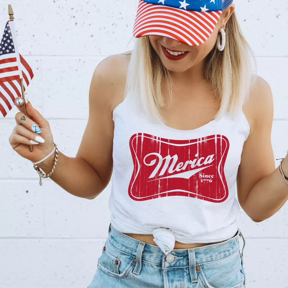 Miller Merica 4th of July Tank Top J4