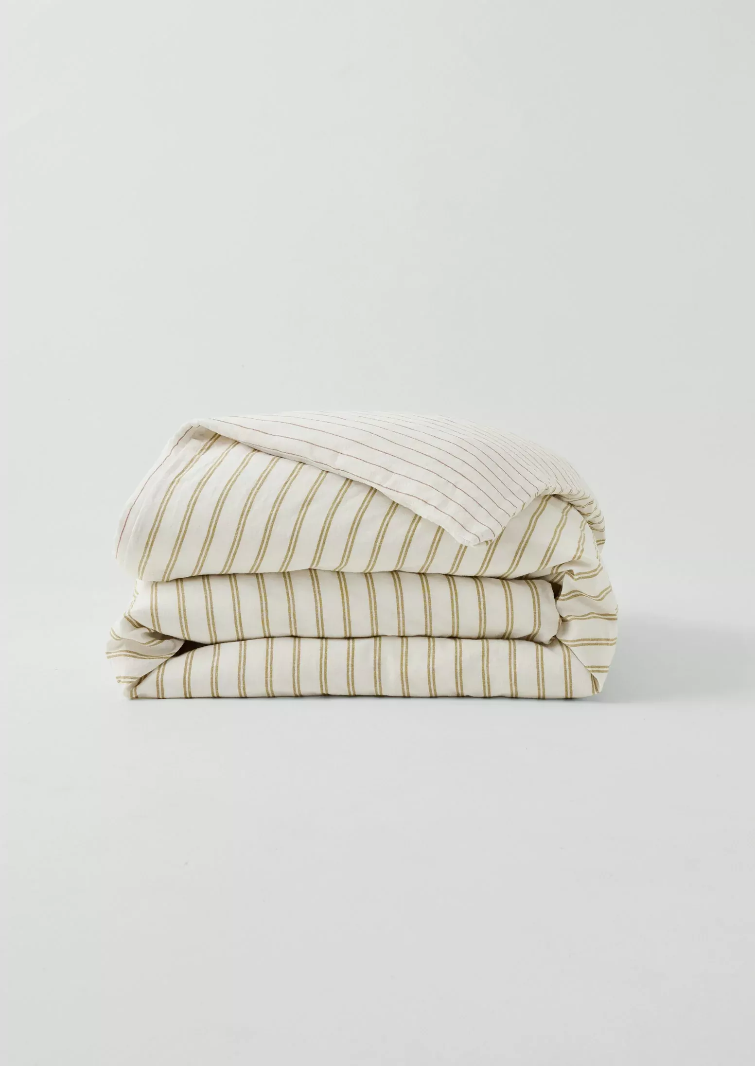 Mina Stripe Linen Cotton Duvet Cover