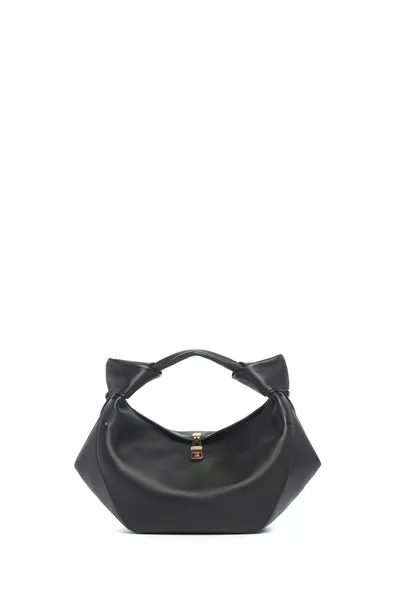 Mini Antonia Bag in Black Nappa Leather