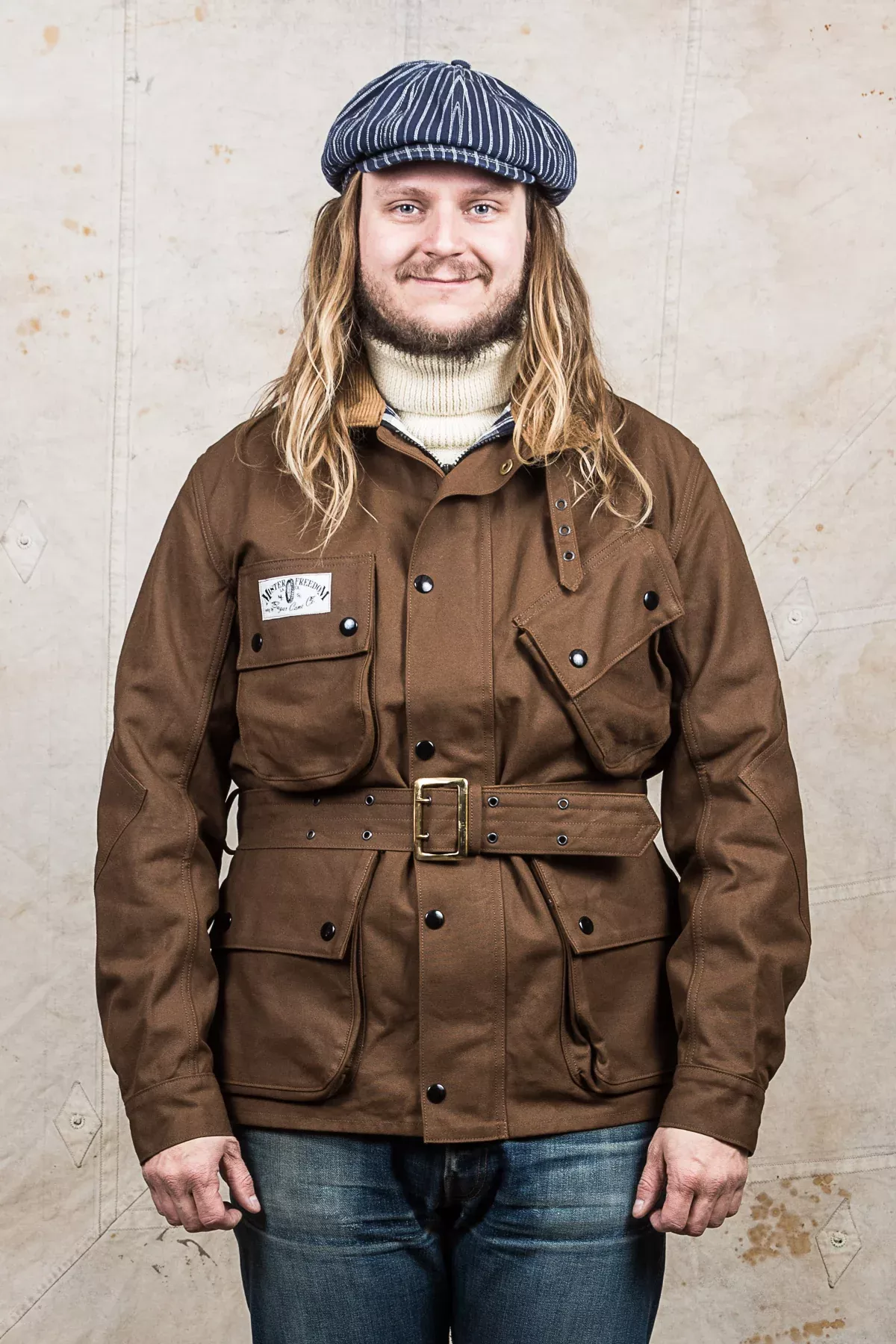 Mister Freedom Mulholland Drizzle King Jacket Brown Duck
