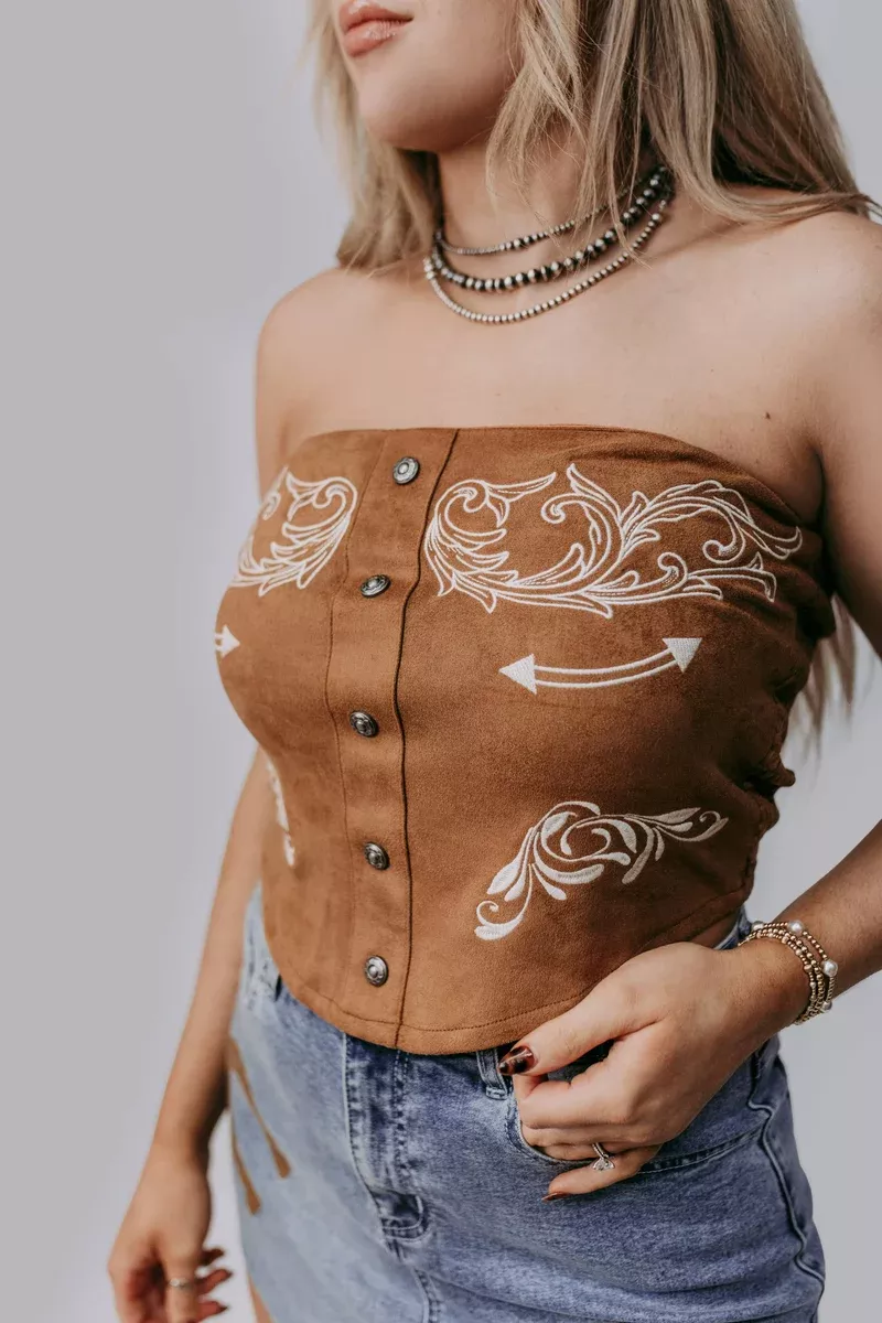 MK663 Western Girl Tube Top