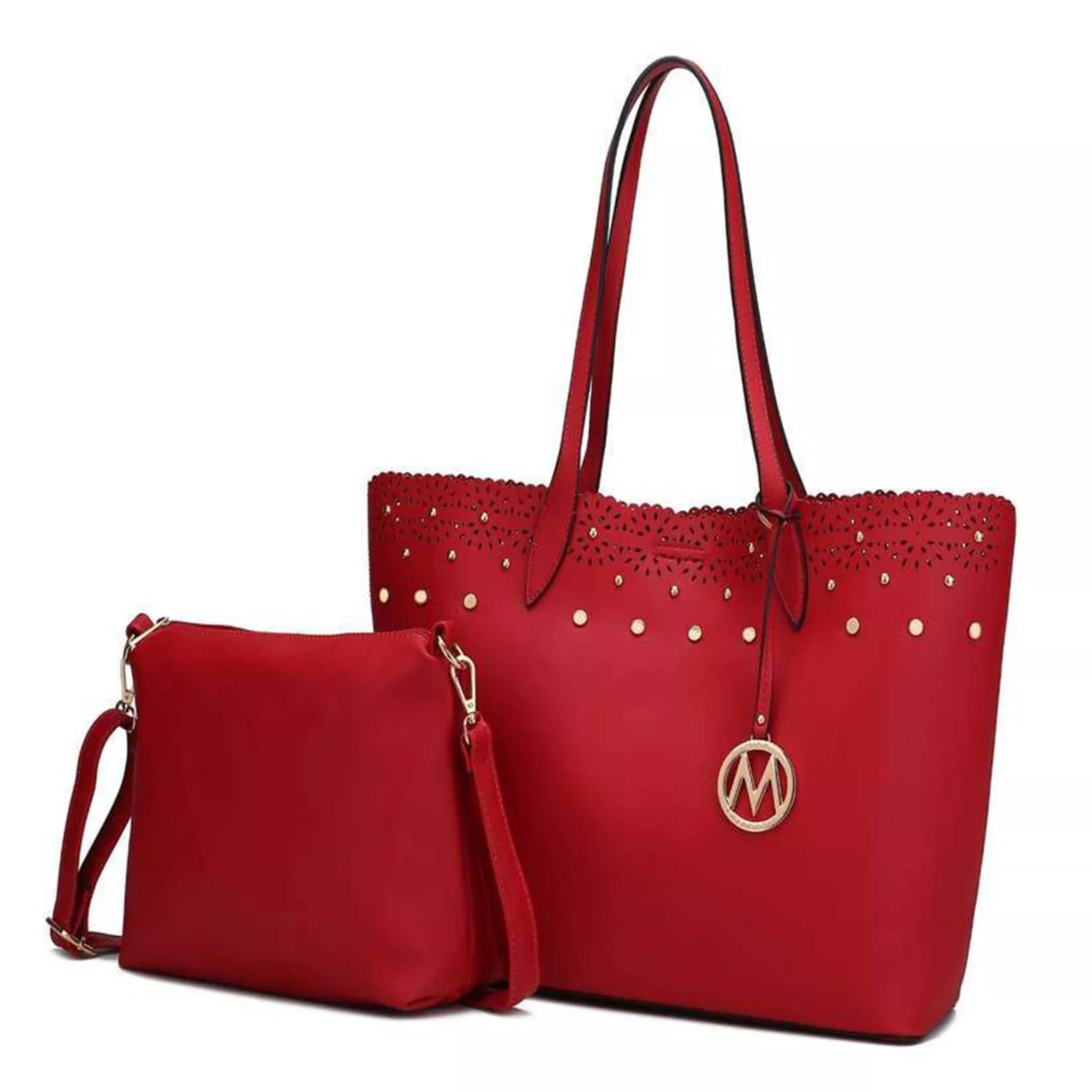 MKF Collection Maria Shopper Tote by Mia K. (Red)