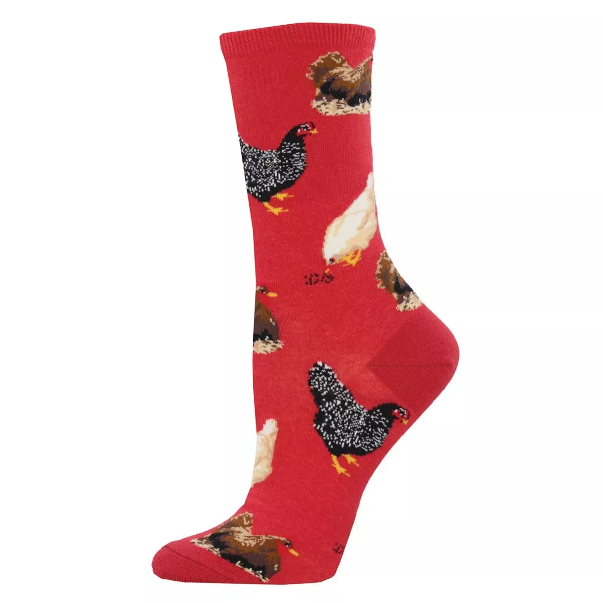Mother Hen Adult Sock, Red