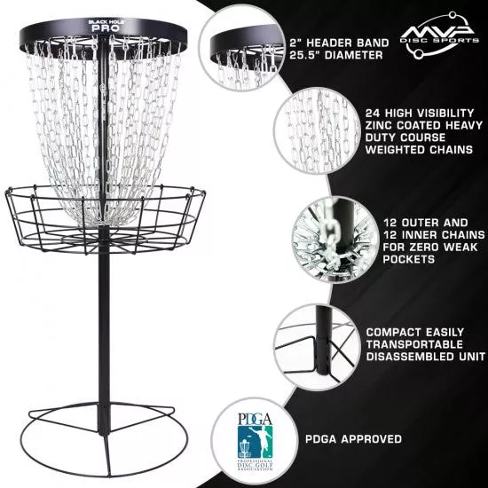 MVP Black Hole Pro Basket- Drop Ship