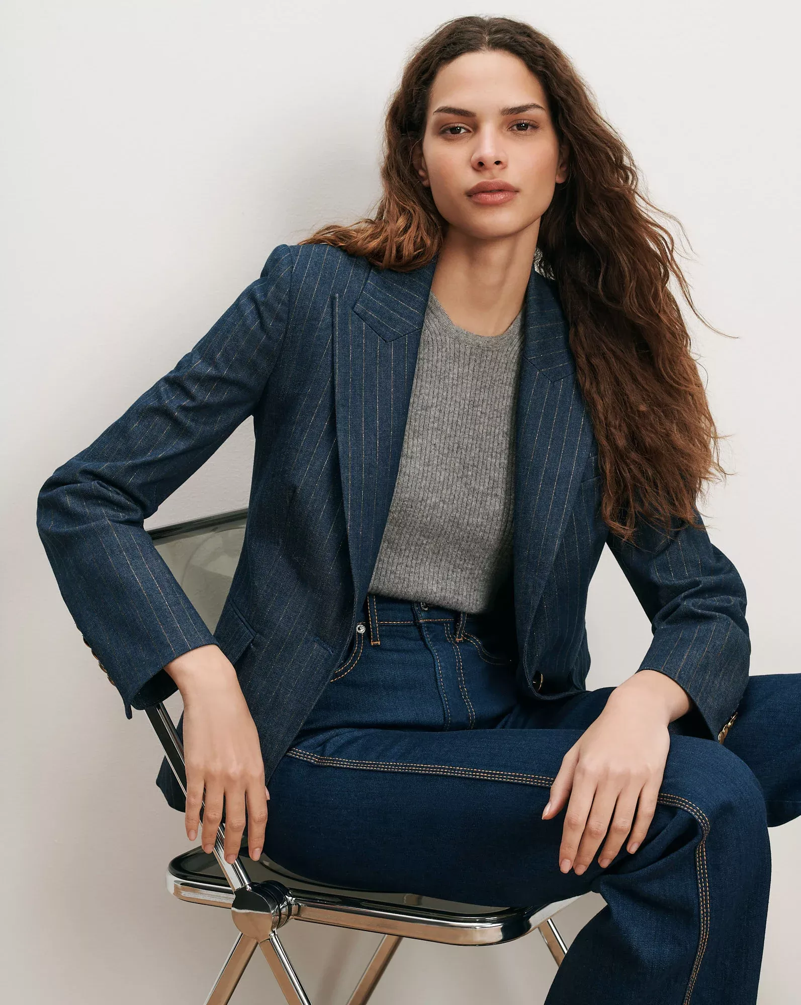 Naira Denim Dickey Jacket