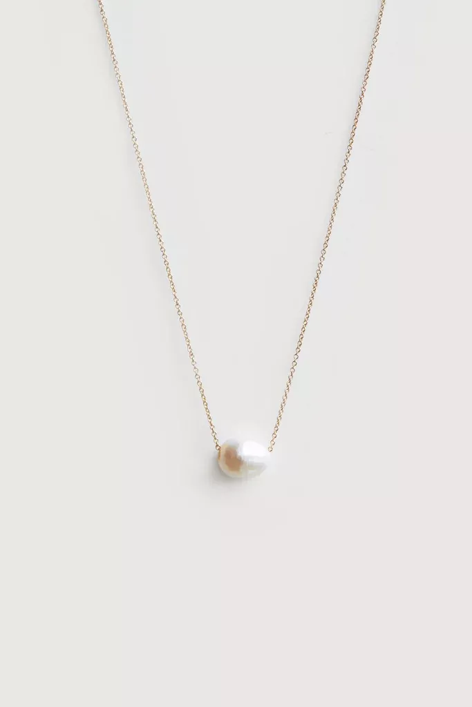 NATURAL PEARL CHAIN NECKLACE