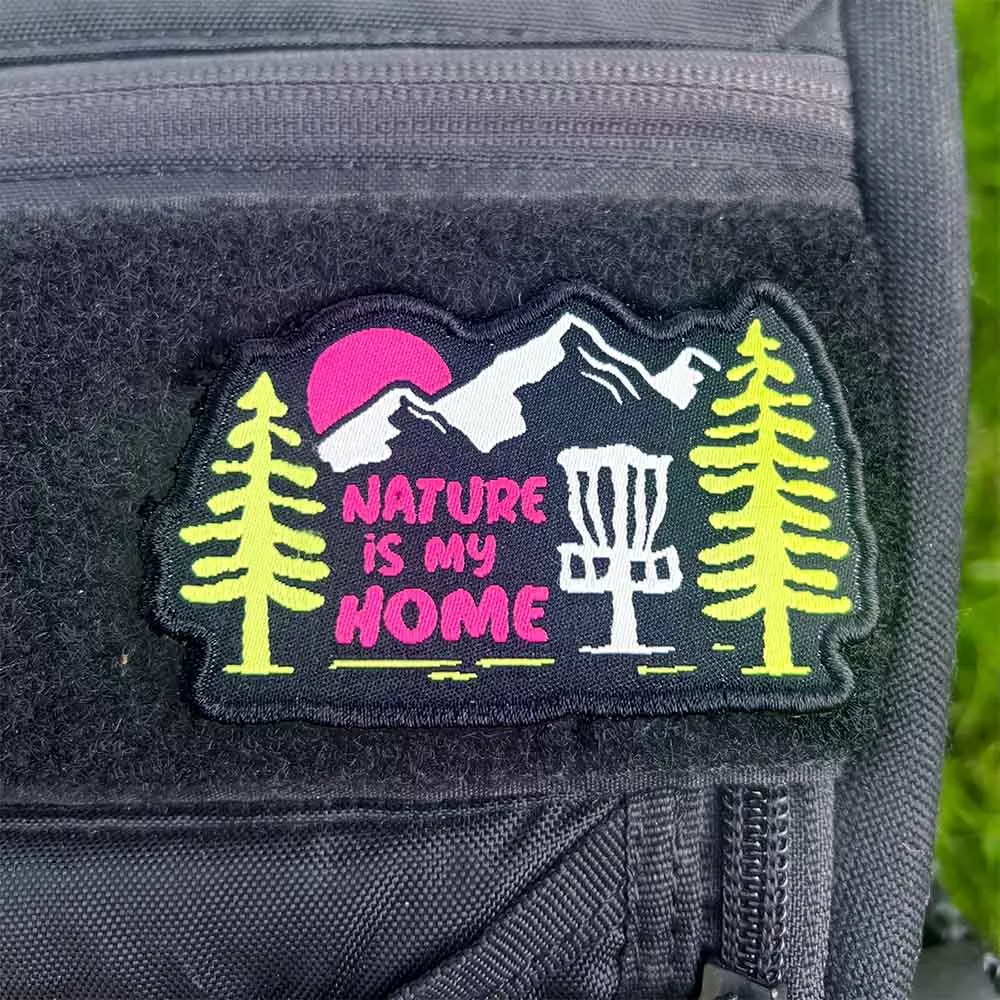 Nature Is My Home Disc Golf Patches