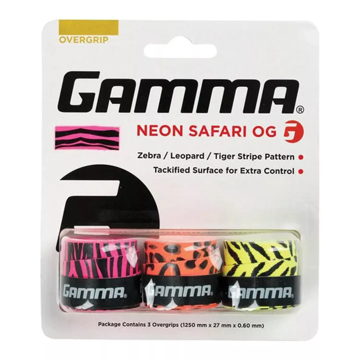 Neon Safari Tennis Overgrip