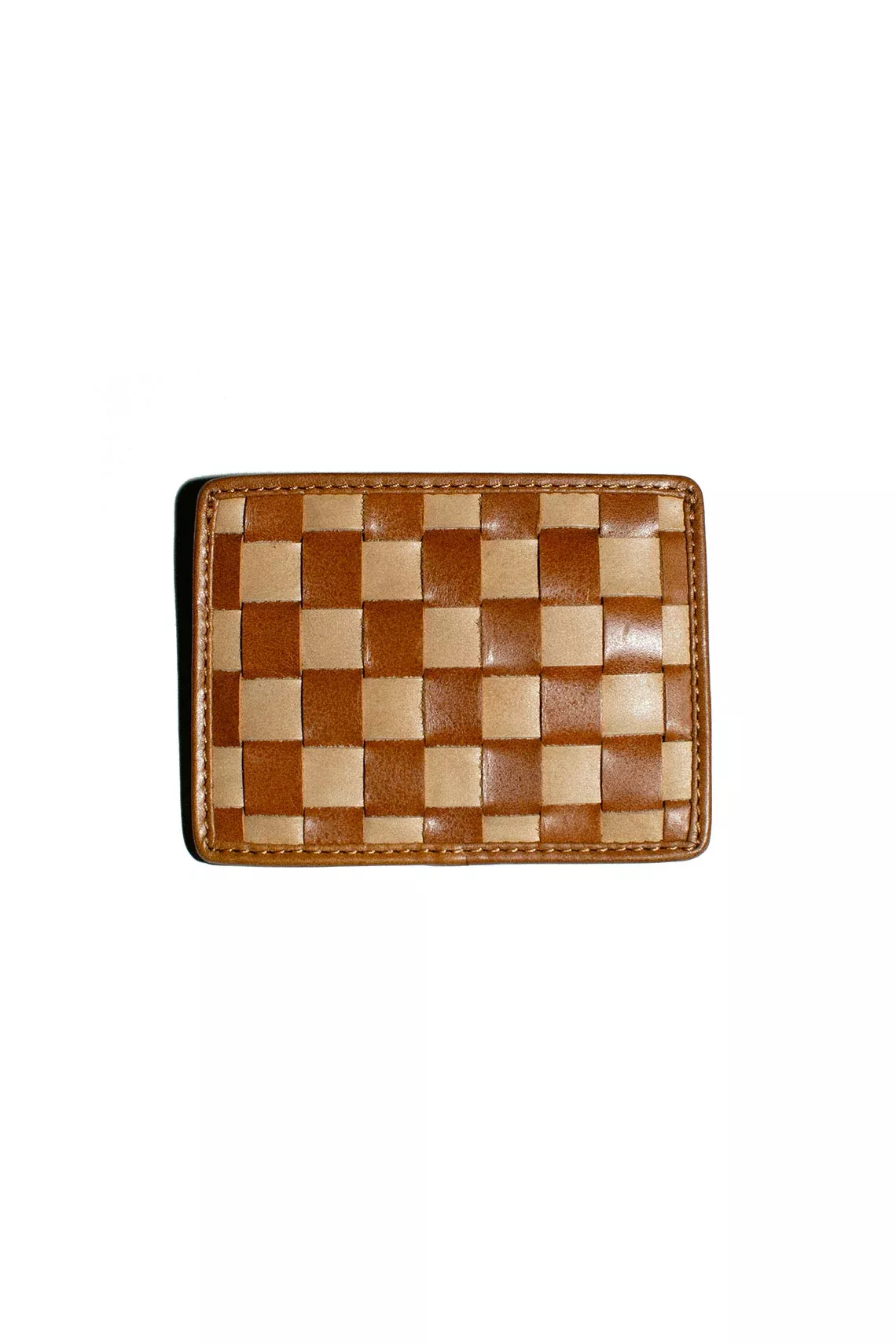 Nico Check Woven Card Case