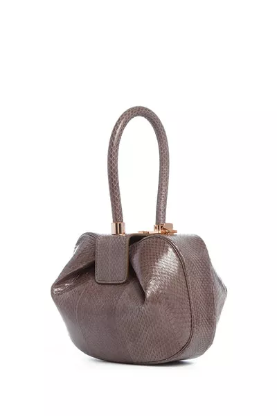 Nina Bag in Charcoal Snakeskin