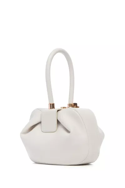 Nina Bag in Ivory Nappa Leather