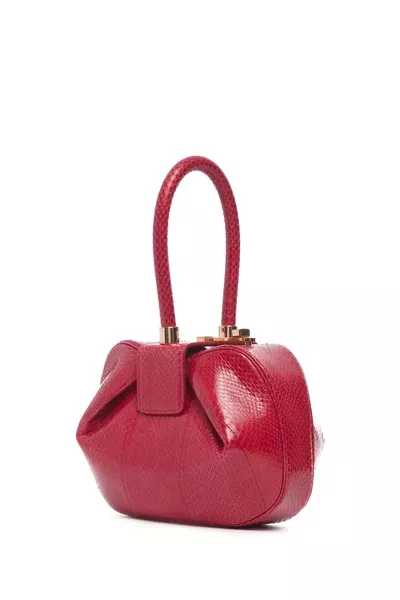 Nina Bag in Red Snakeskin