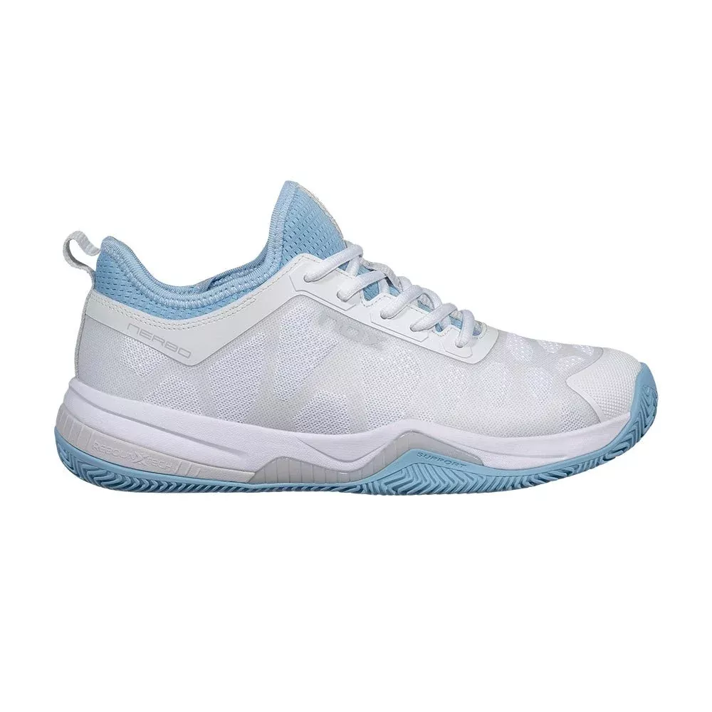 NOX NERBO White/Dusk Blue 2026 Padel Shoes
