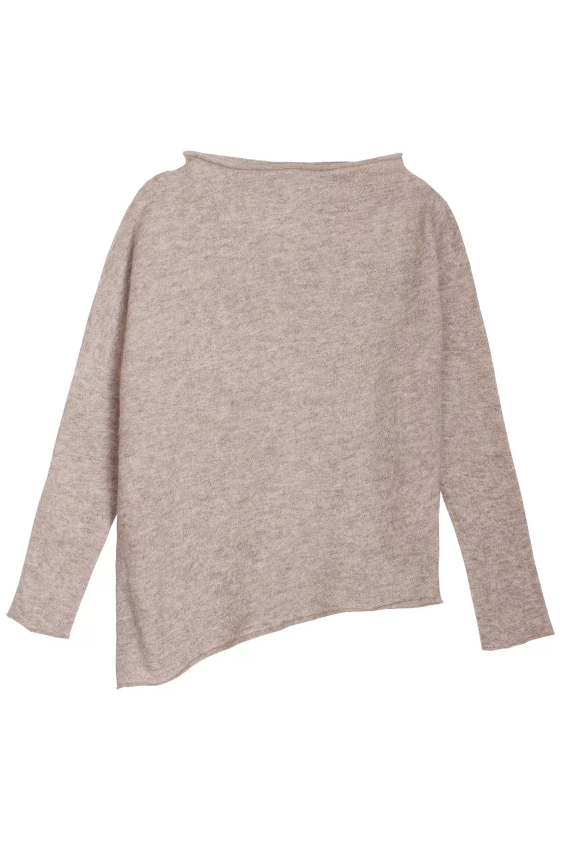 Oatmeal Askew Boatneck