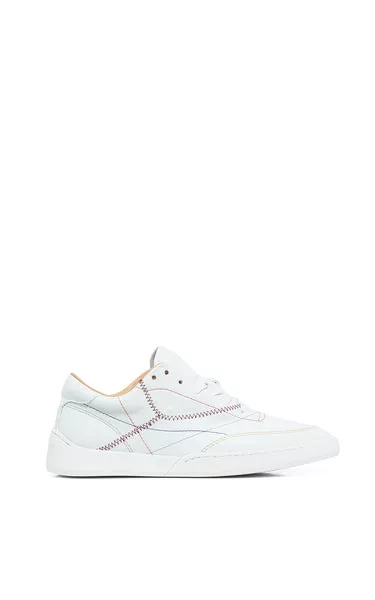 Ohio Slip-on Sneaker in White Leather