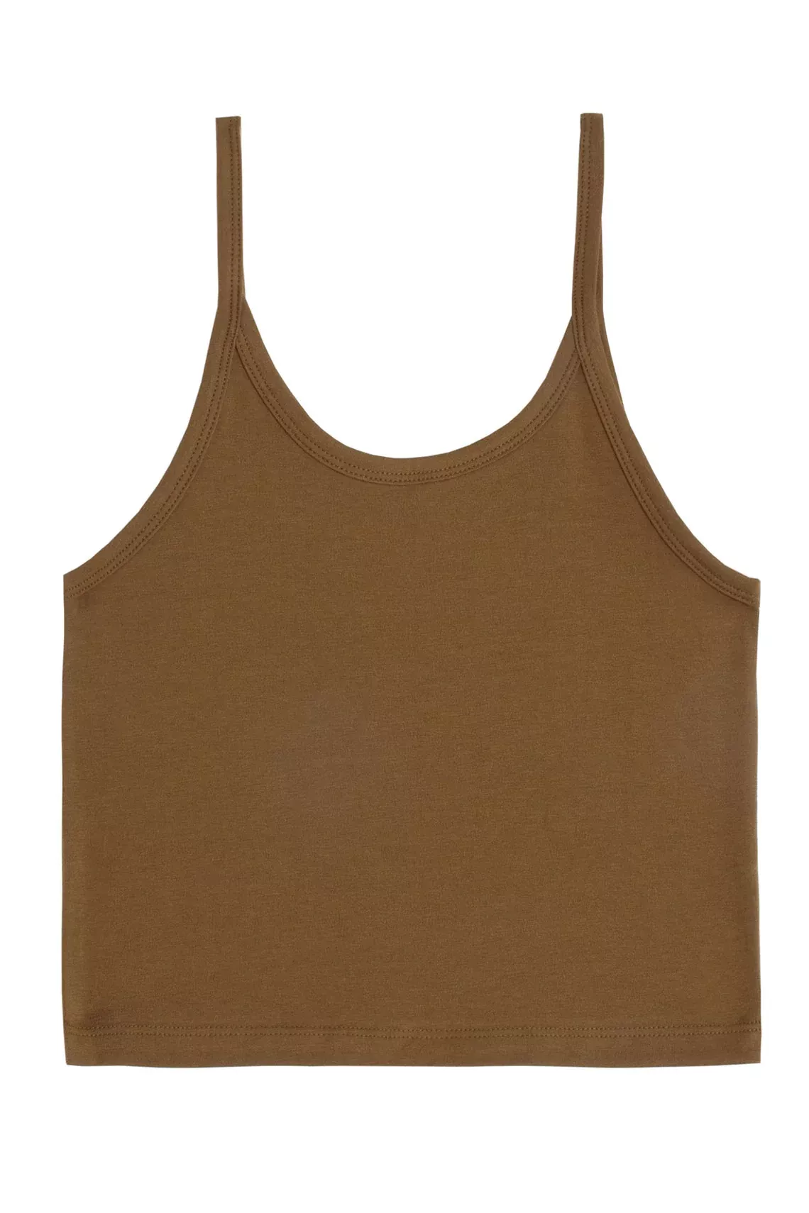 Olive Crop Tank