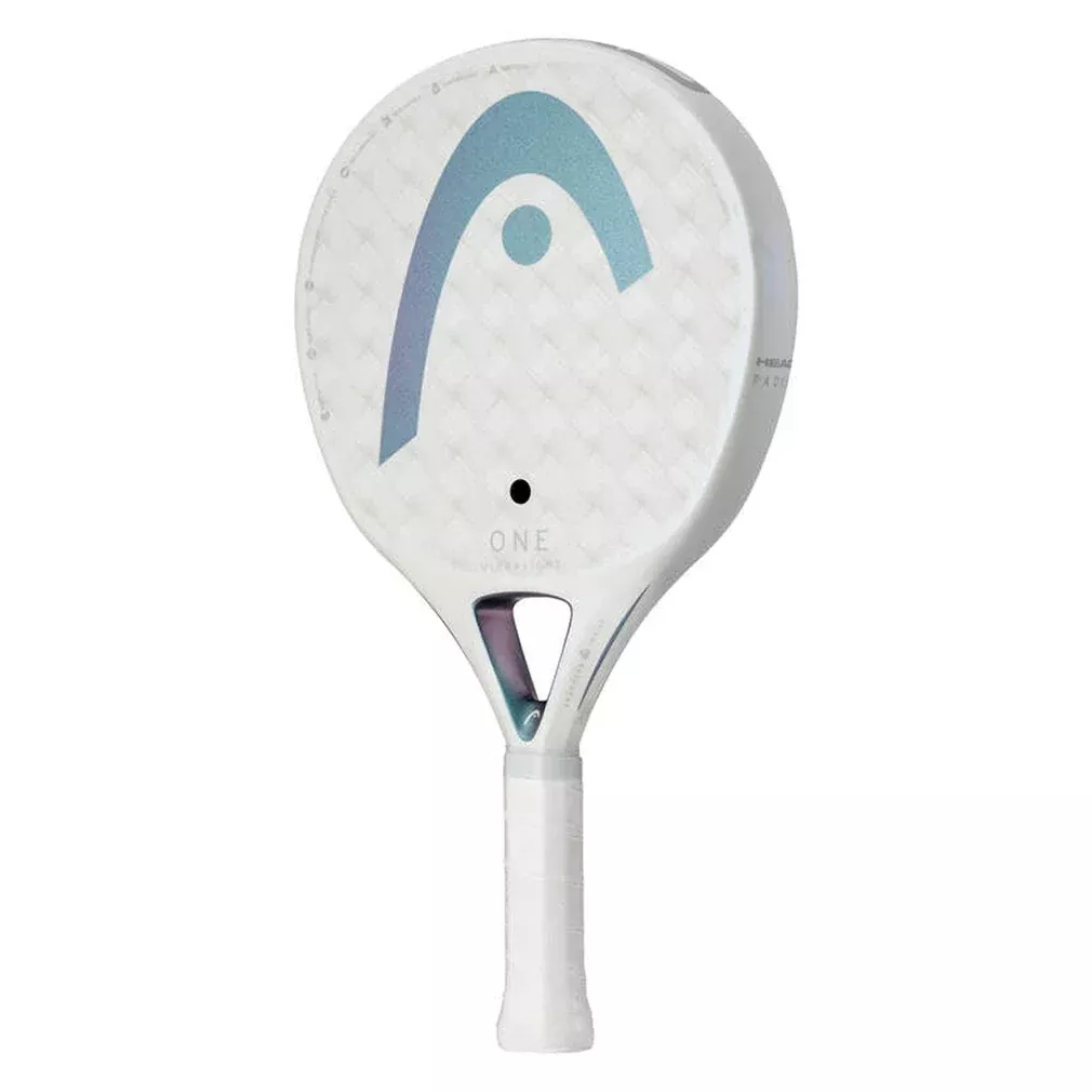 One Ultralight White Padel Racquet