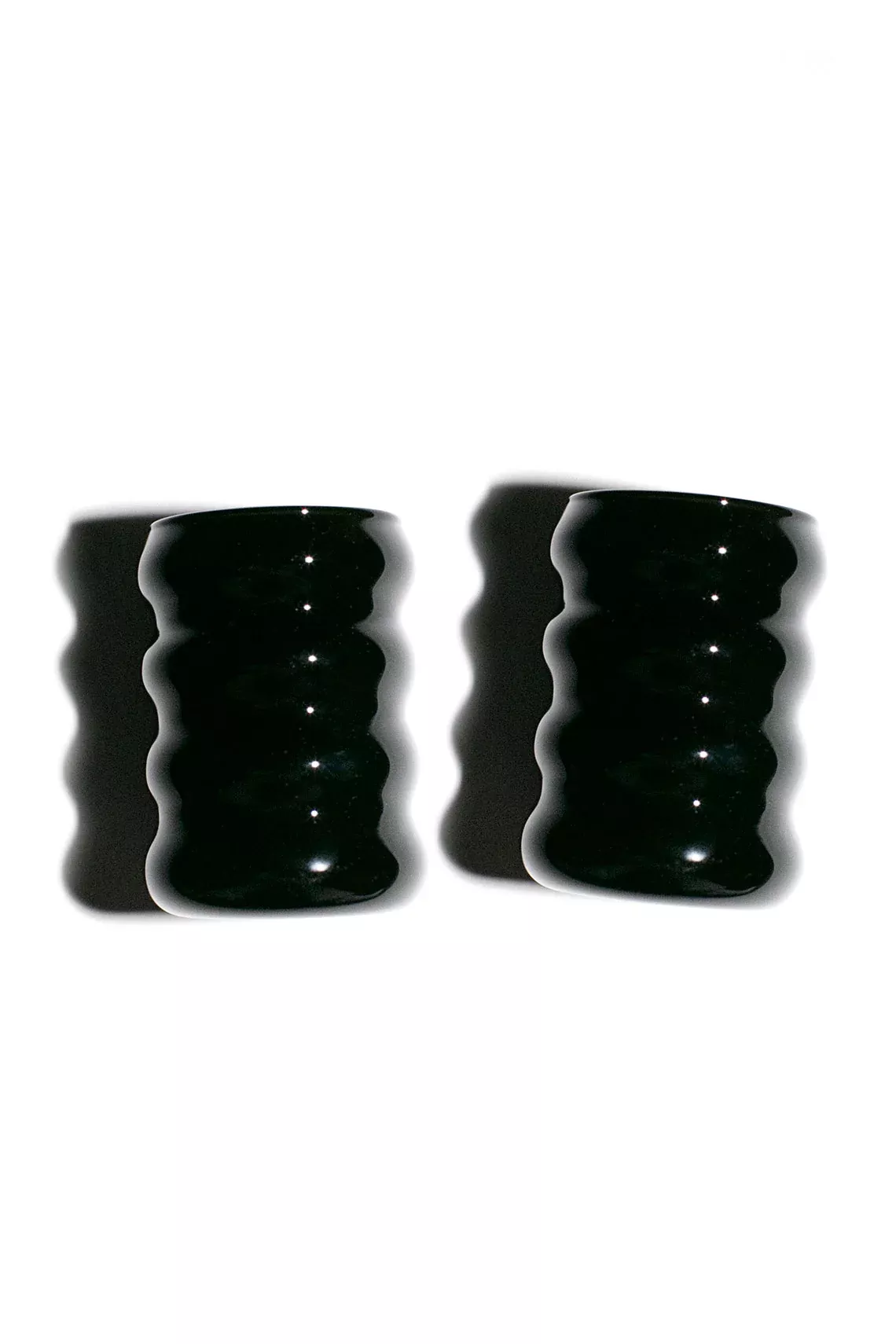 Onyx Ripple Cup Set