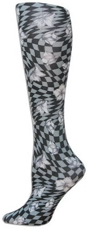 Optic Floral Tights-Large/Tall