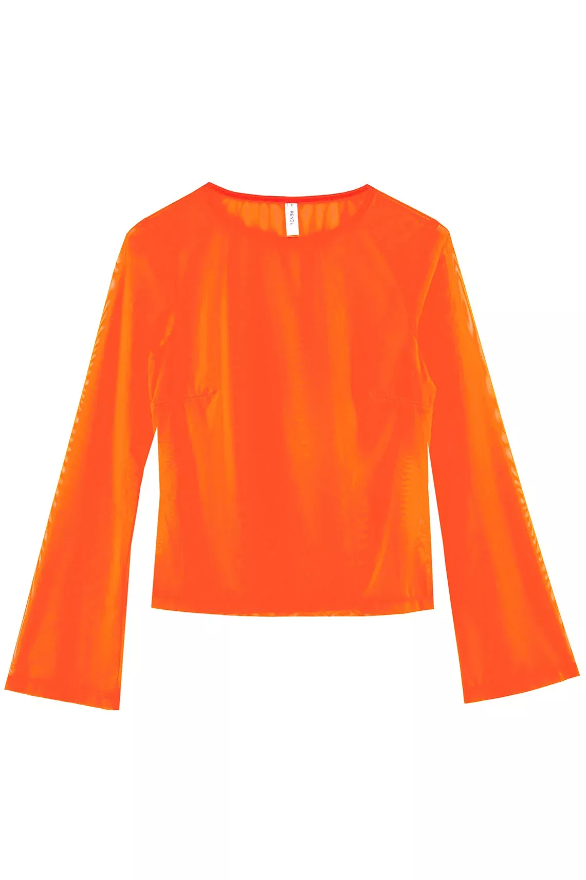 Orange Mesh Longsleeve