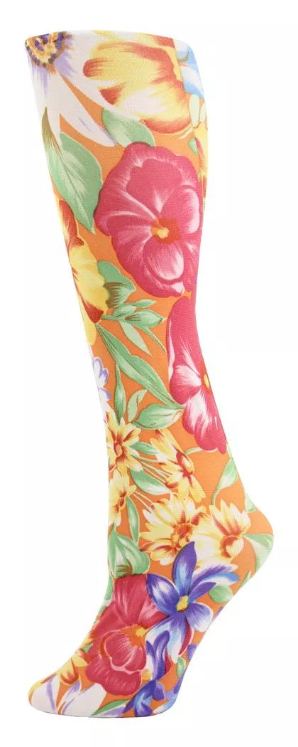 orange tahiti Womens Trouser Socks