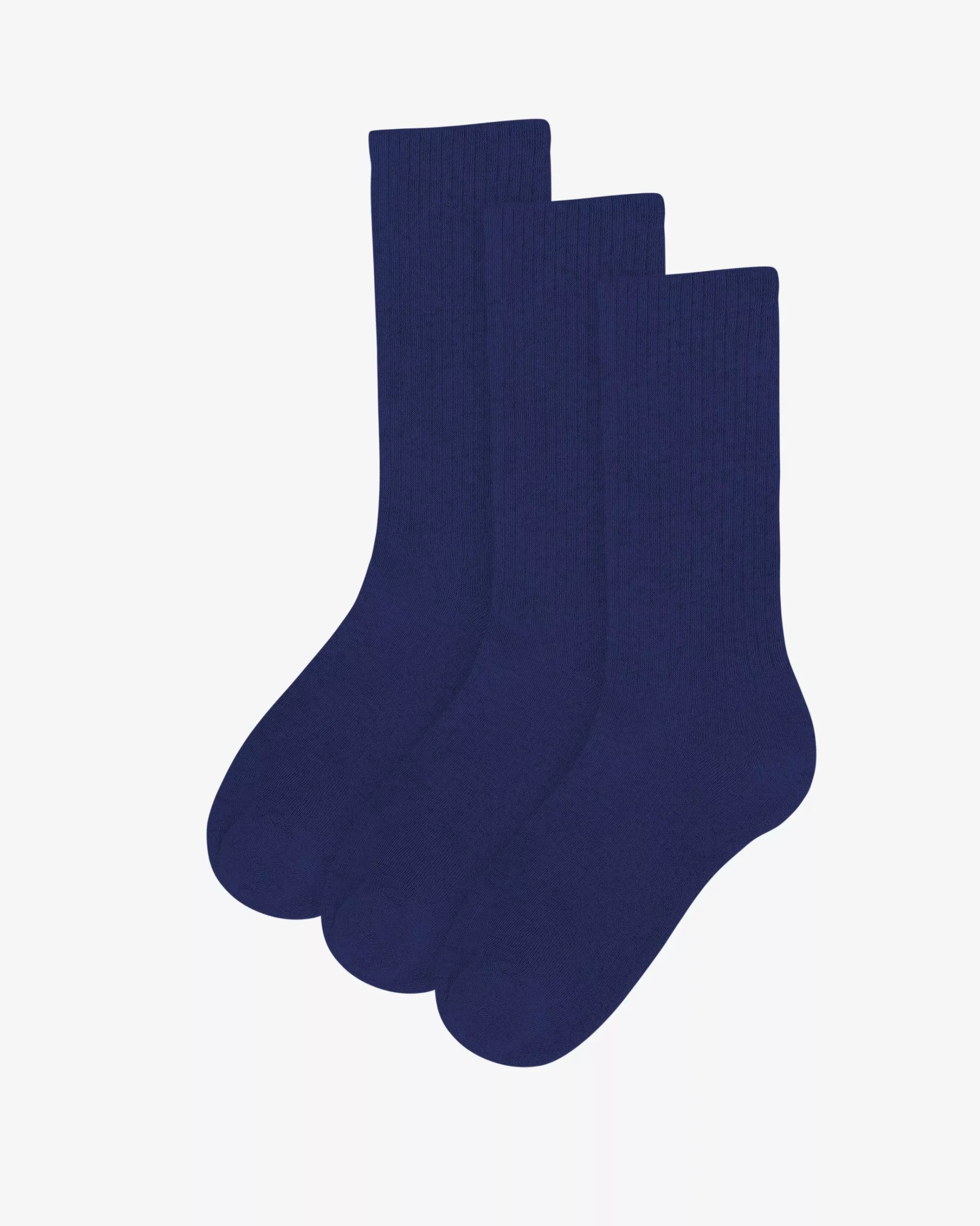 Organic Active Sock - Marine Blue (3-Pack)