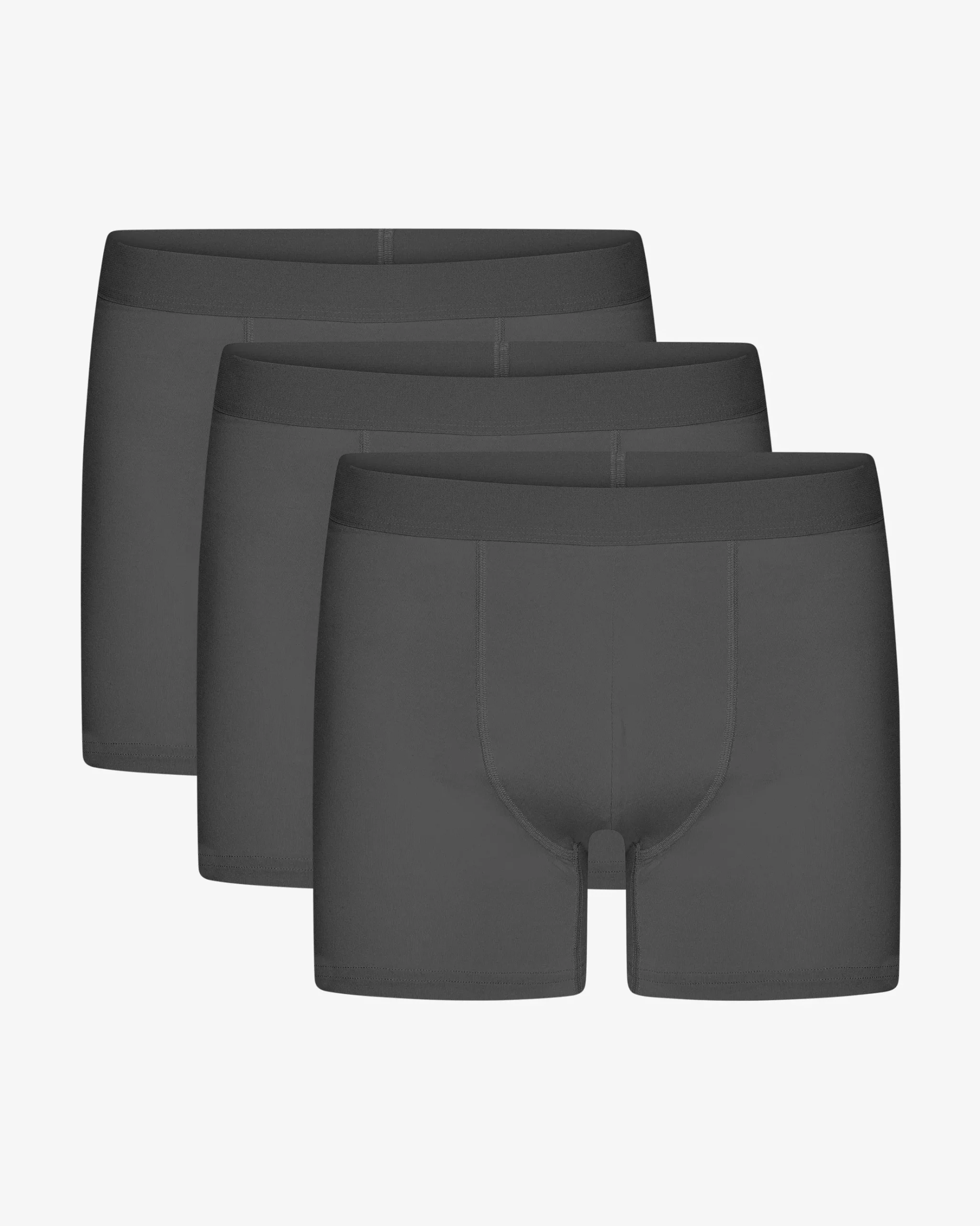 Organic Boxer Briefs 3 Pack - Lava Grey