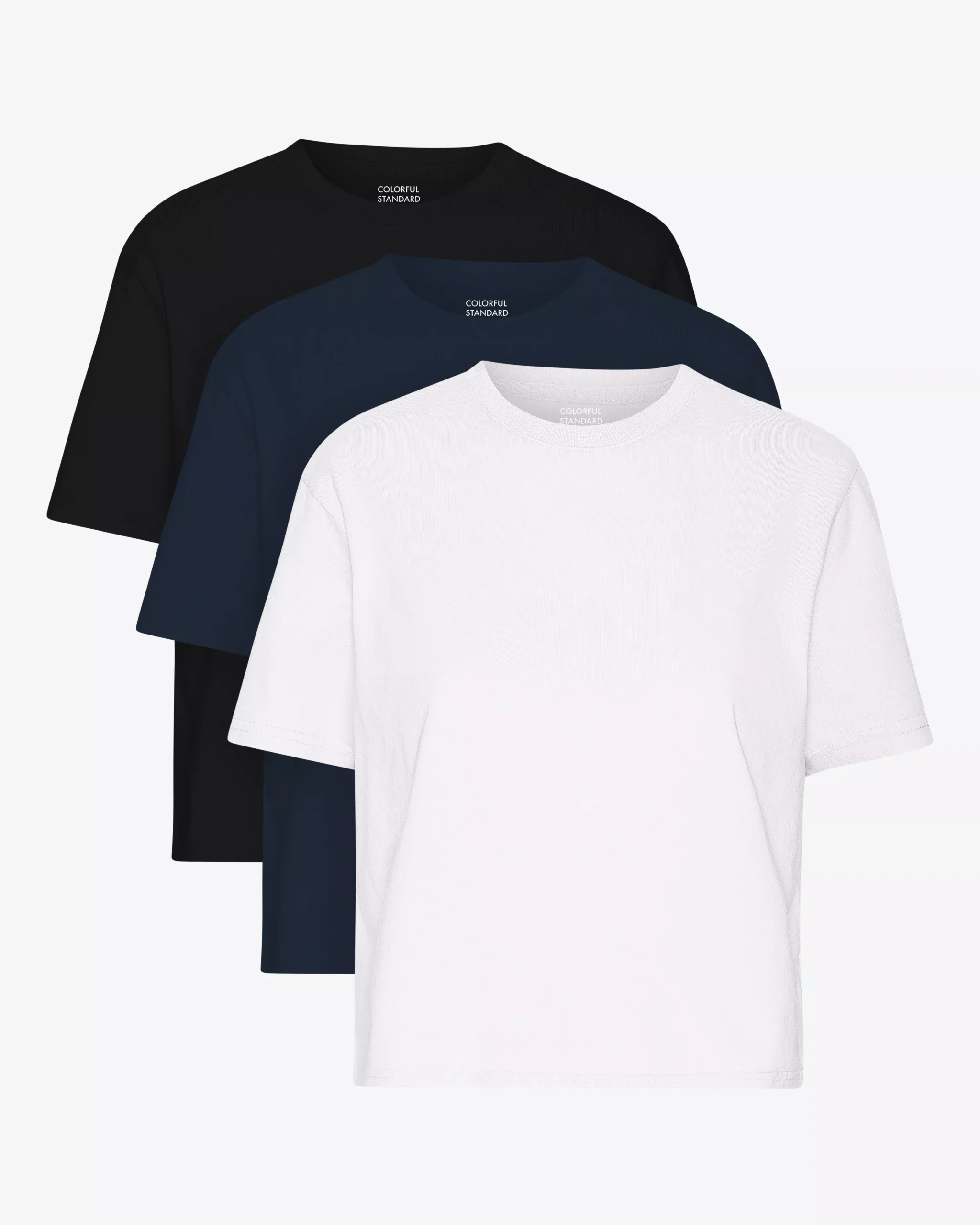 Organic Boxy CropTee - Mixed 01 (3-Pack)