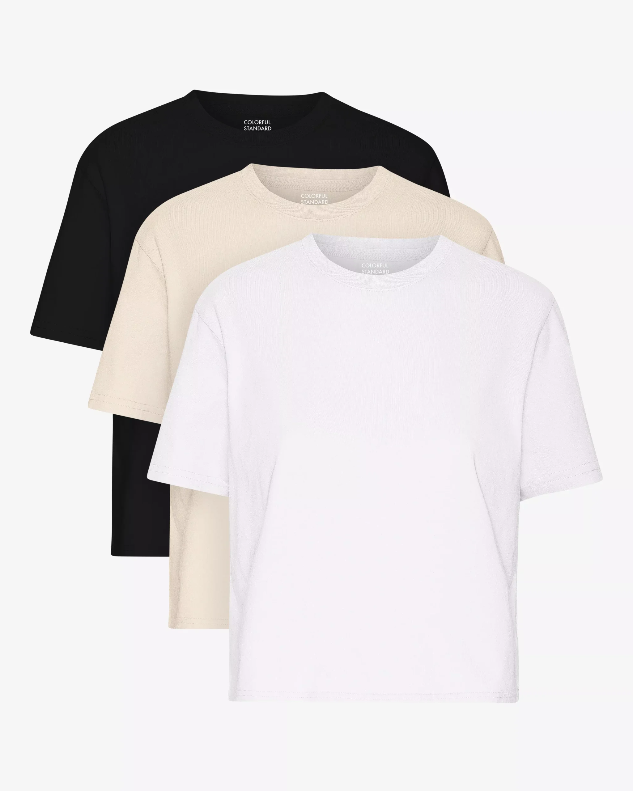 Organic Boxy CropTee - Mixed 03 (3-Pack)