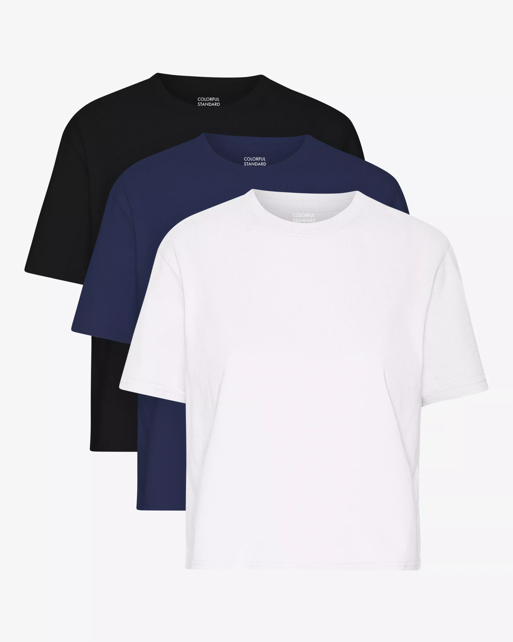 Organic Boxy CropTee - Mixed 04 (3-Pack)
