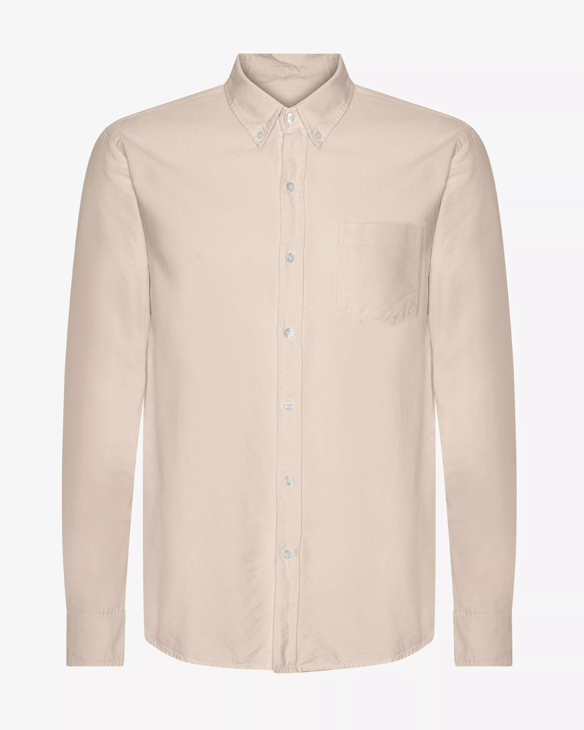 Organic Button Down Shirt - Ivory White