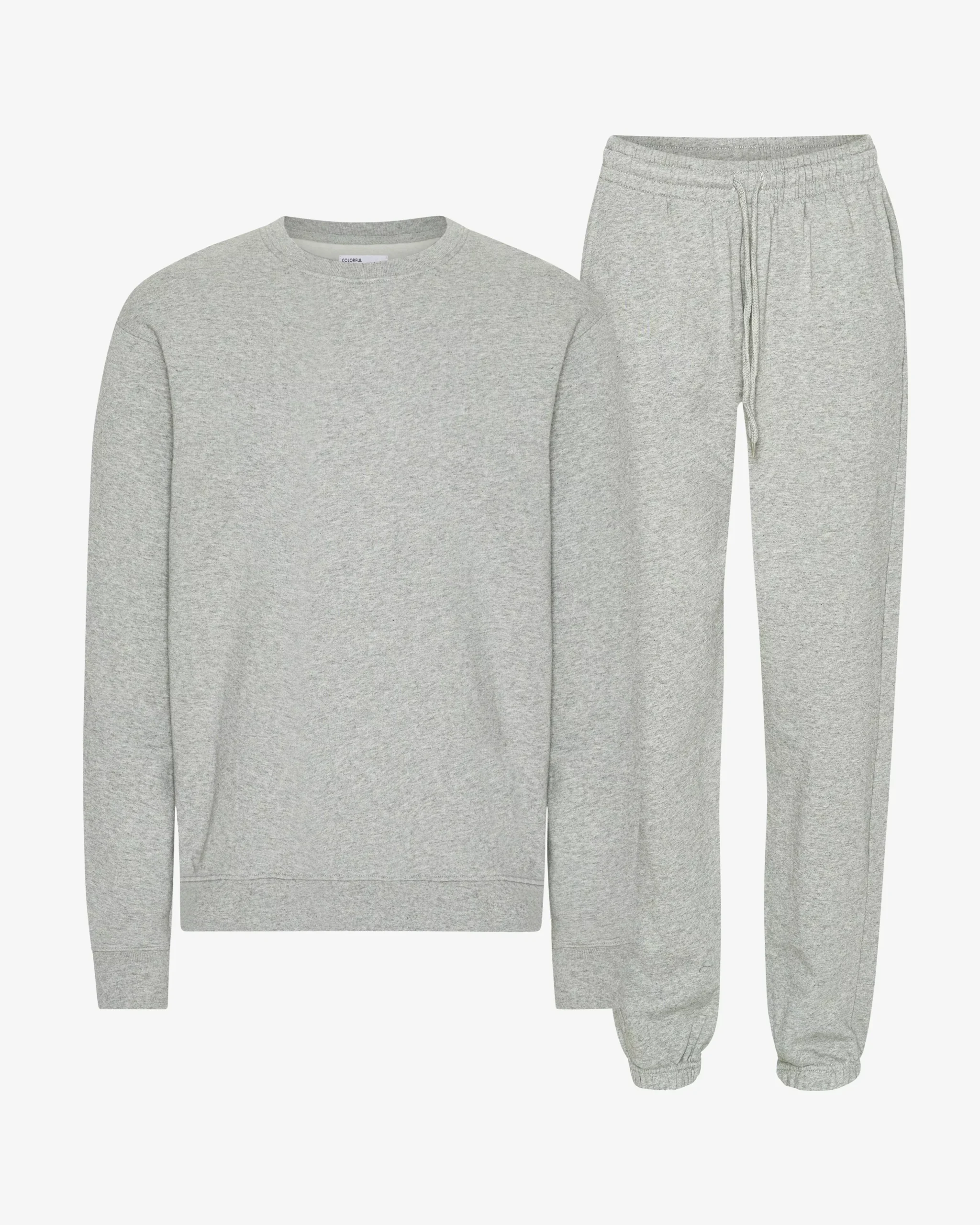 Organic Classic Sweatsuit - Heather Grey