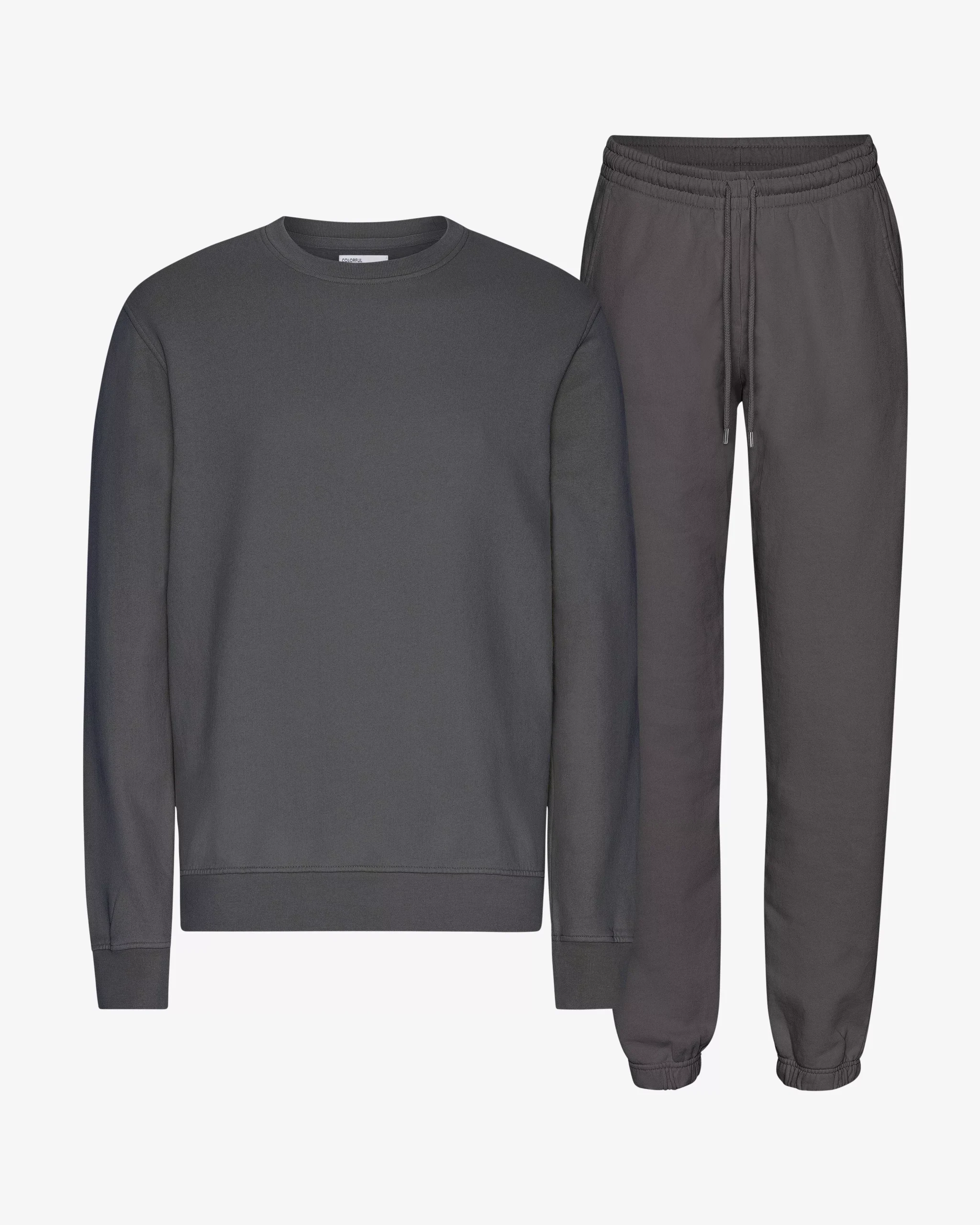 Organic Classic Sweatsuit - Lava Grey