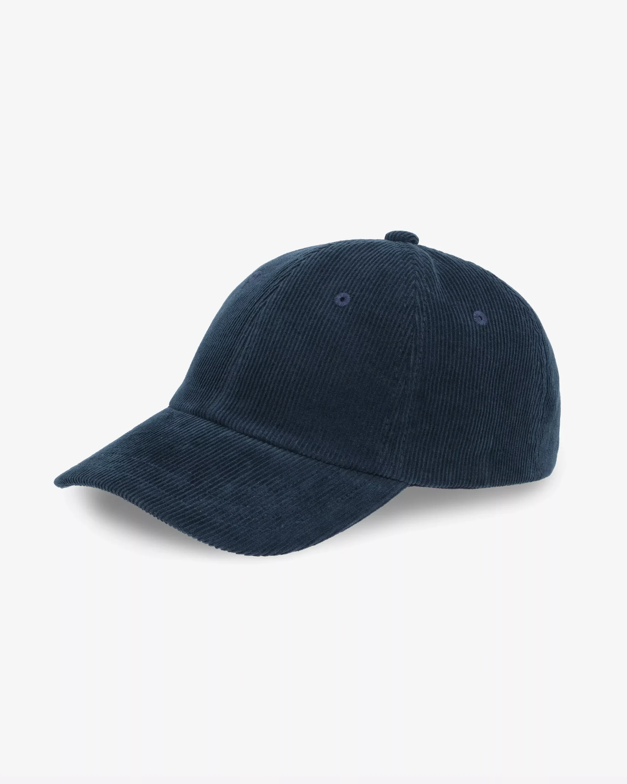 Organic Corduroy Cap - Navy Blue