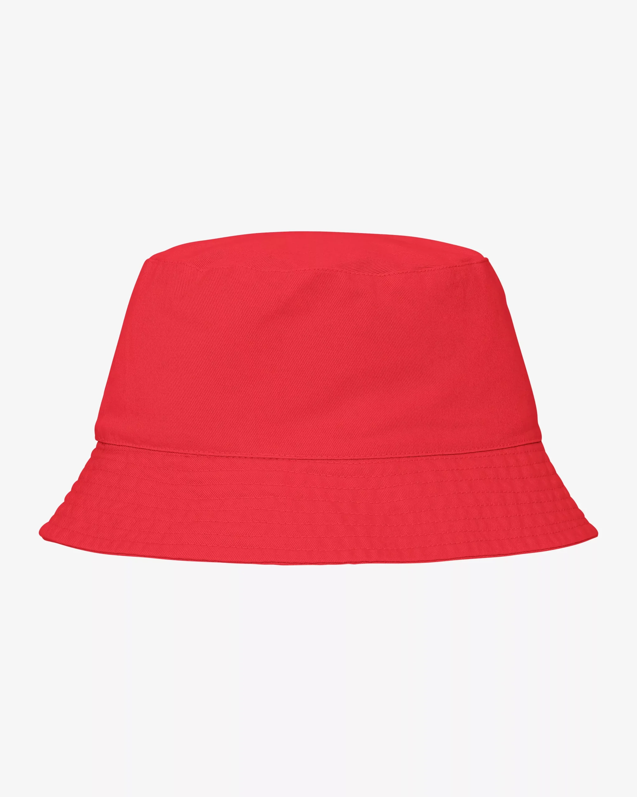 Organic Cotton Bucket Hat - Red Tangerine