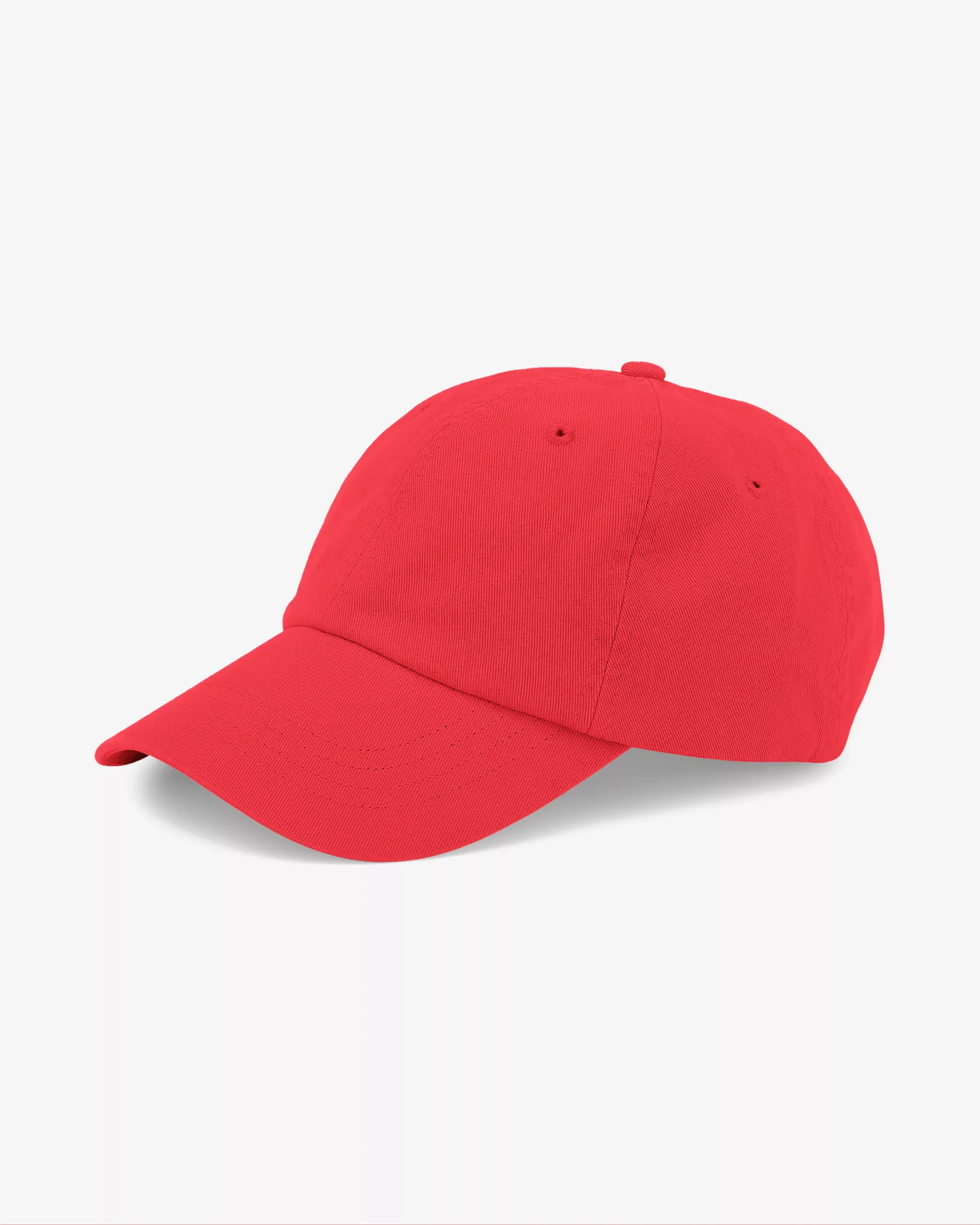 Organic Cotton Cap - Red Tangerine