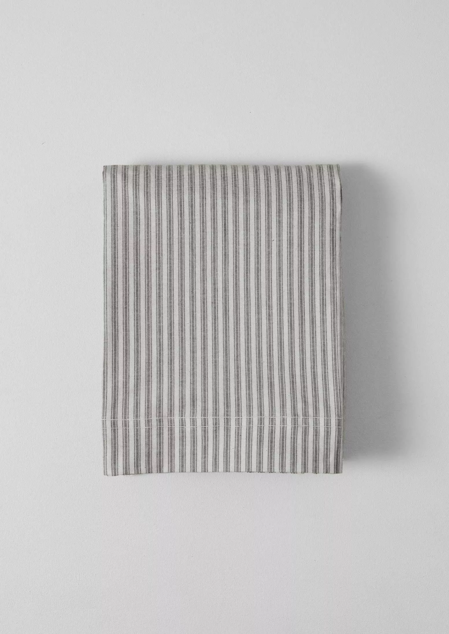 Organic Cotton Ticking Stripe Flat Sheet
