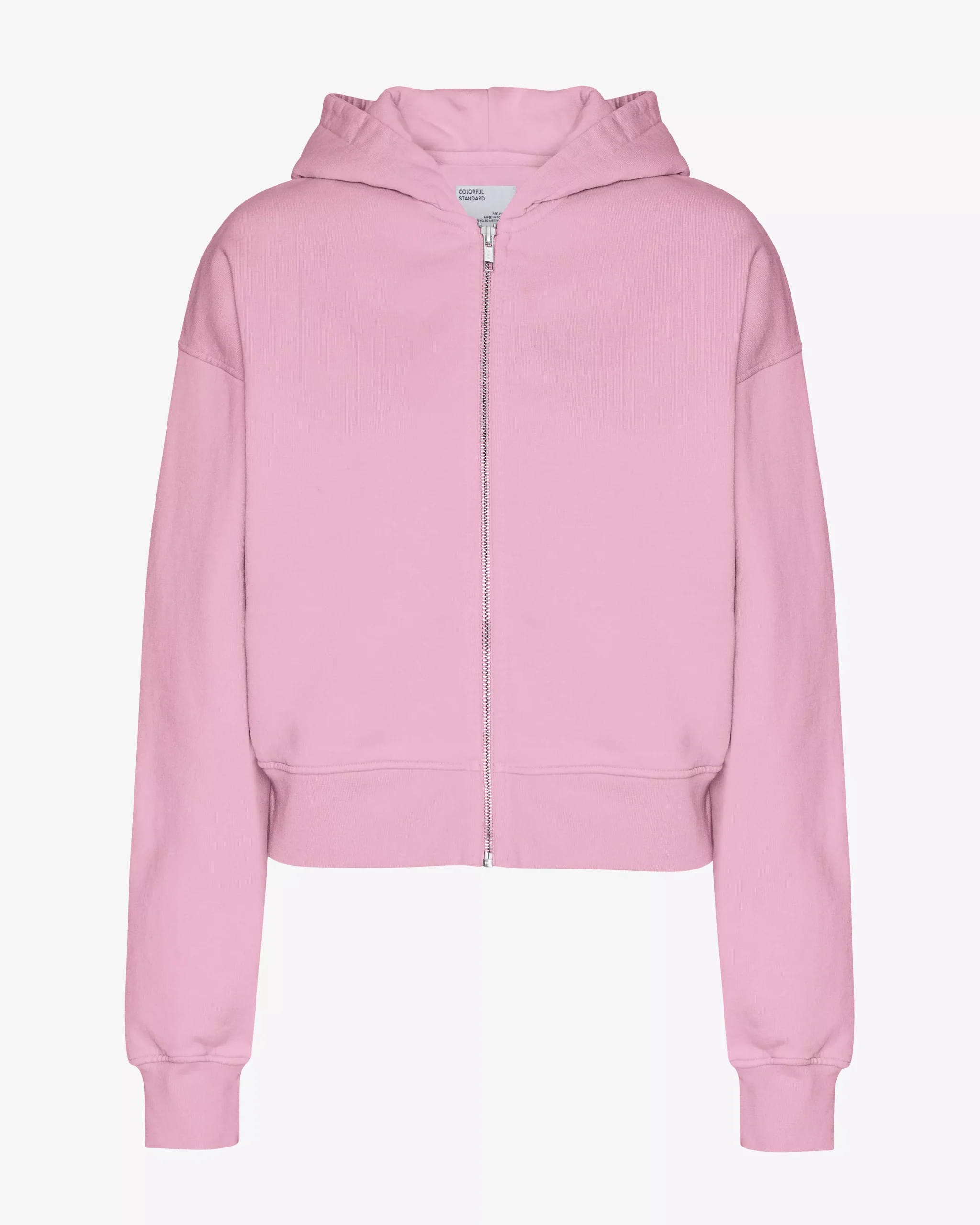 Organic Crop Zip Hood - Cherry Blossom