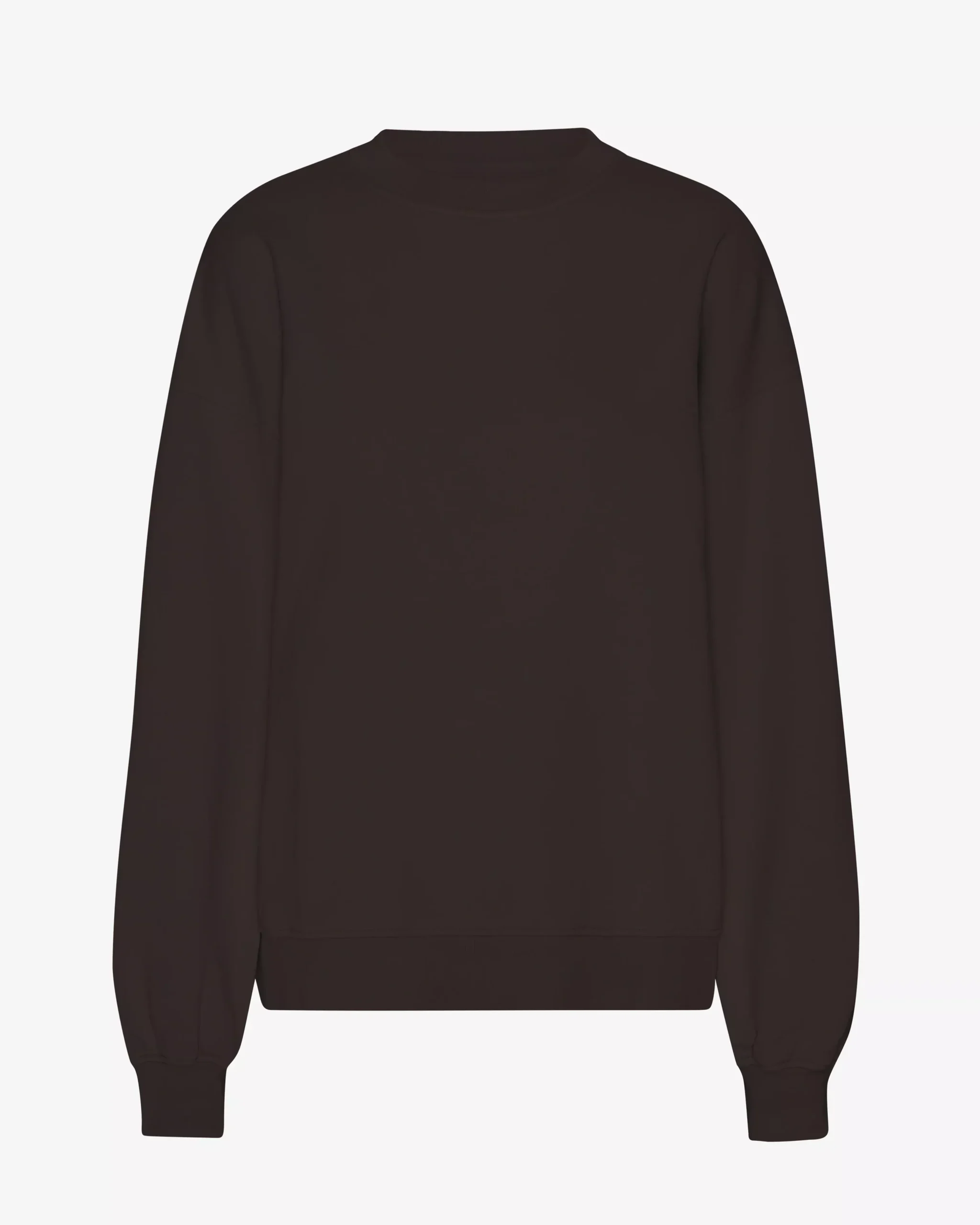 Organic Oversized Crew - Coffee Brown