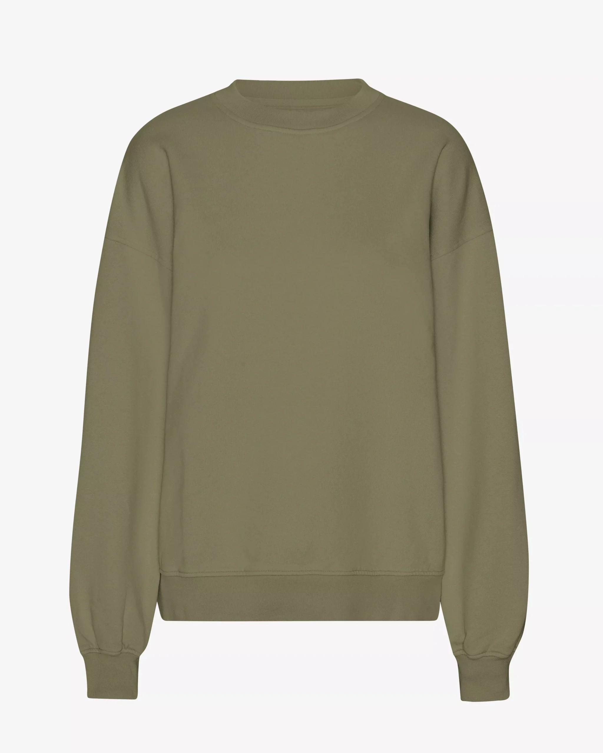 Organic Oversized Crew - Dusty Olive