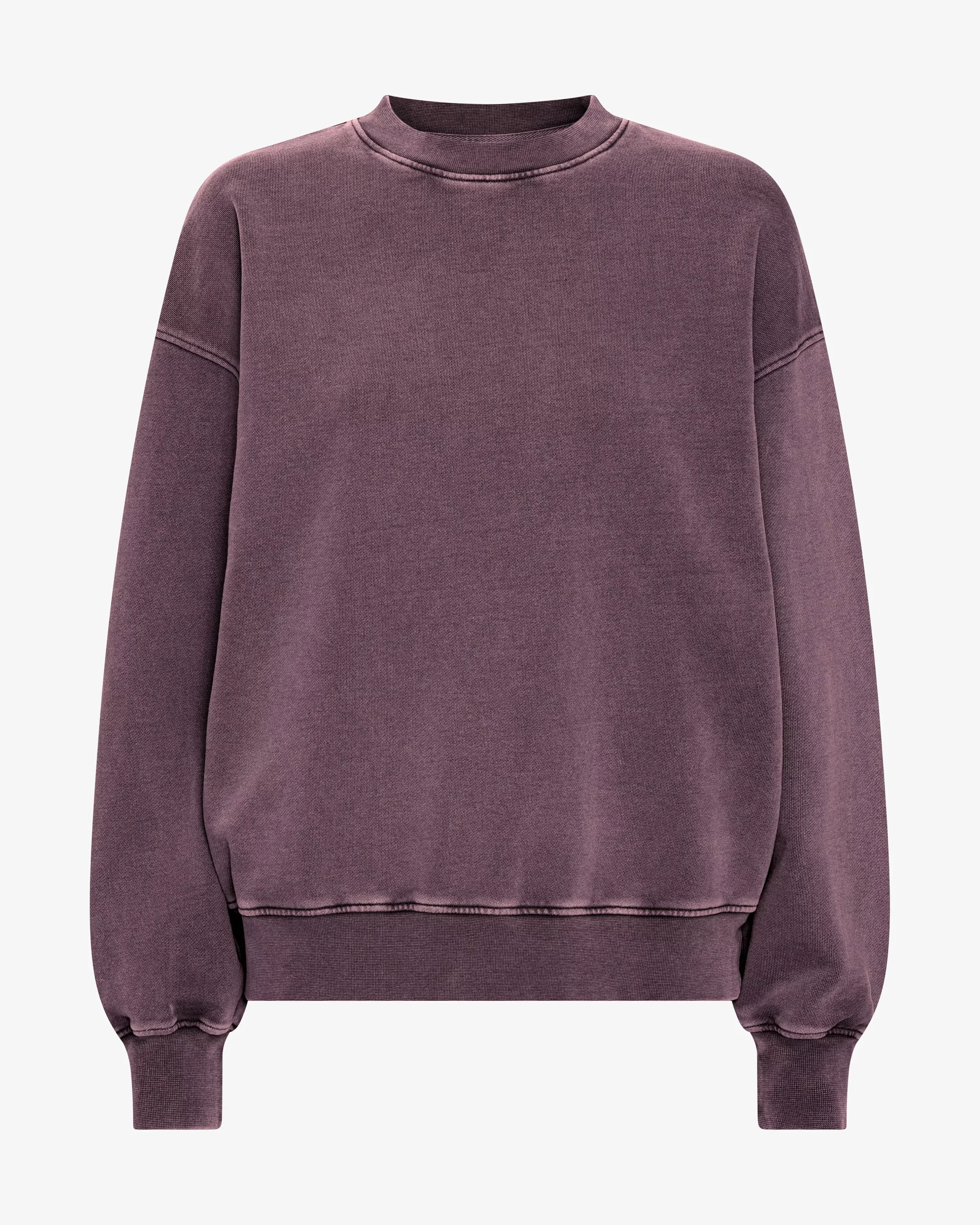Organic Oversized Crew - Faded Grape