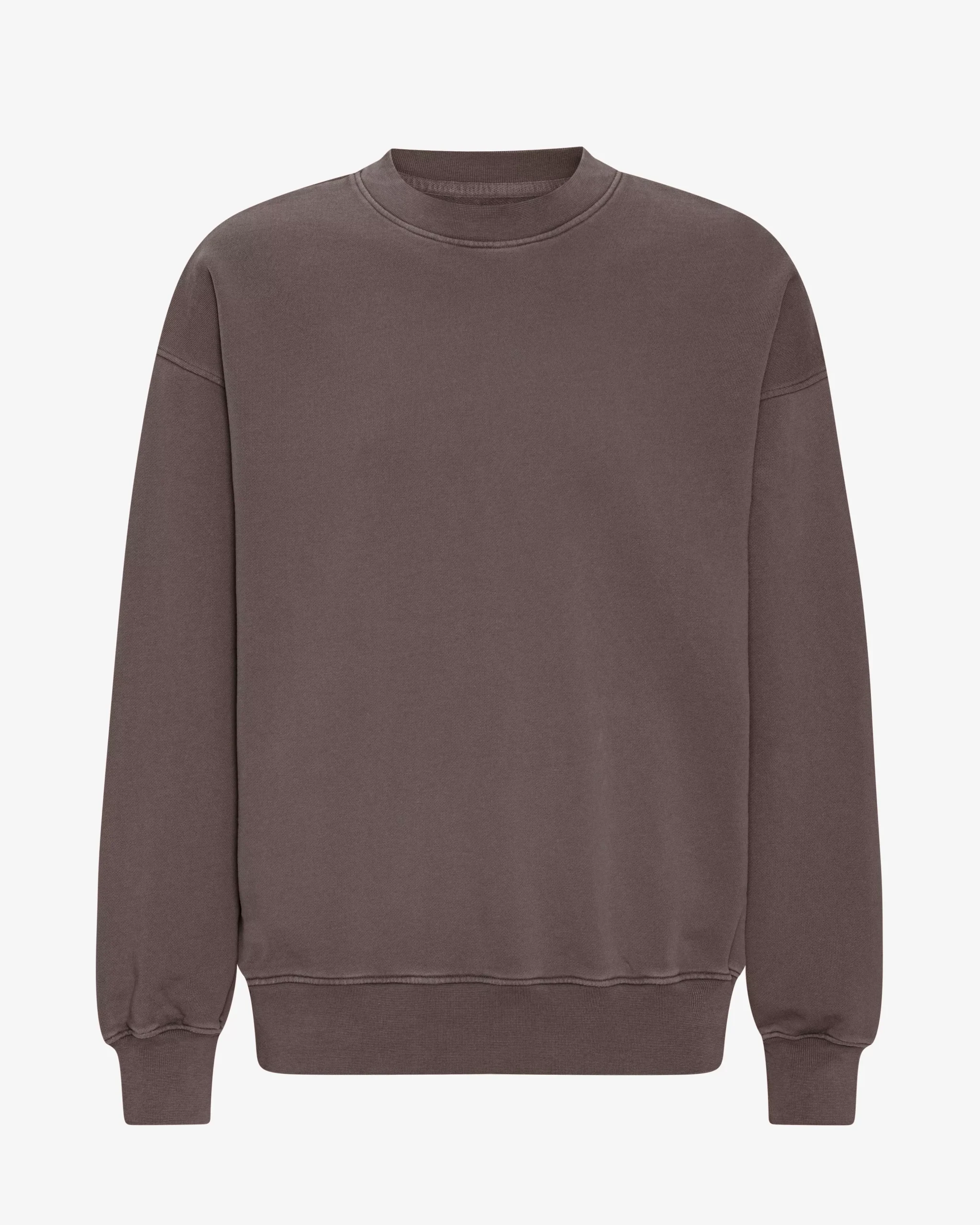 Organic Oversized Crew - Faded Mud