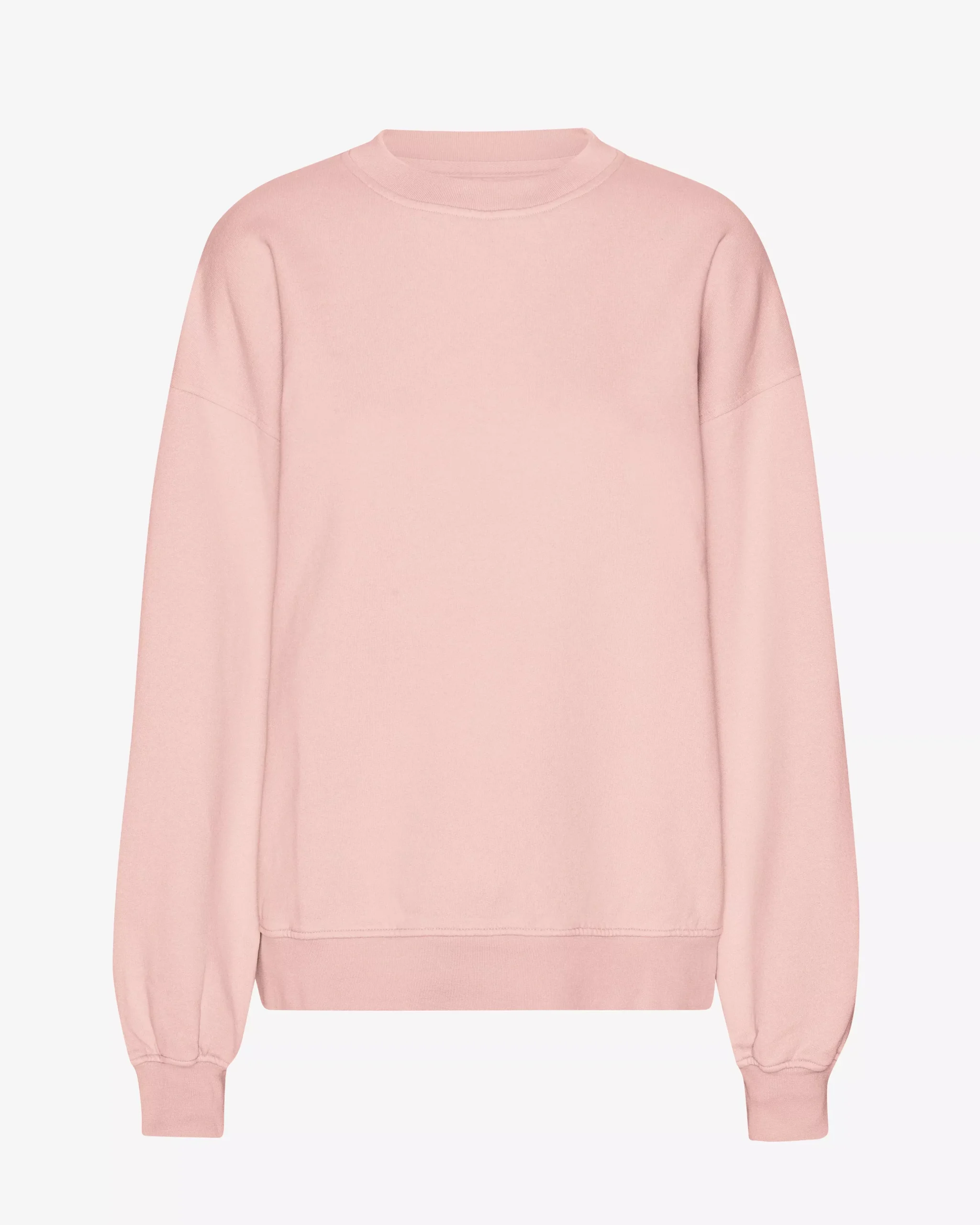 Organic Oversized Crew - Faded Pink
