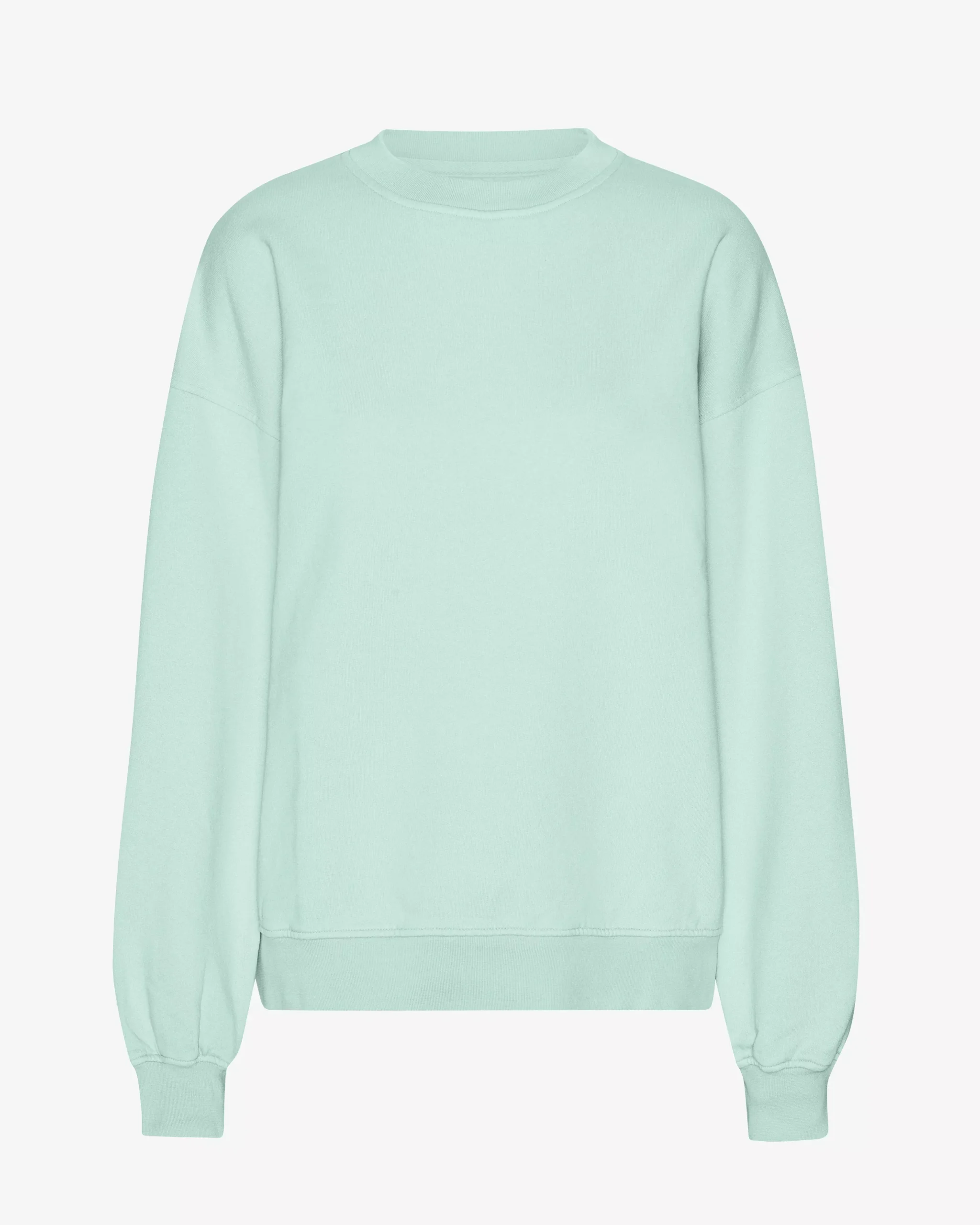 Organic Oversized Crew - Light Aqua