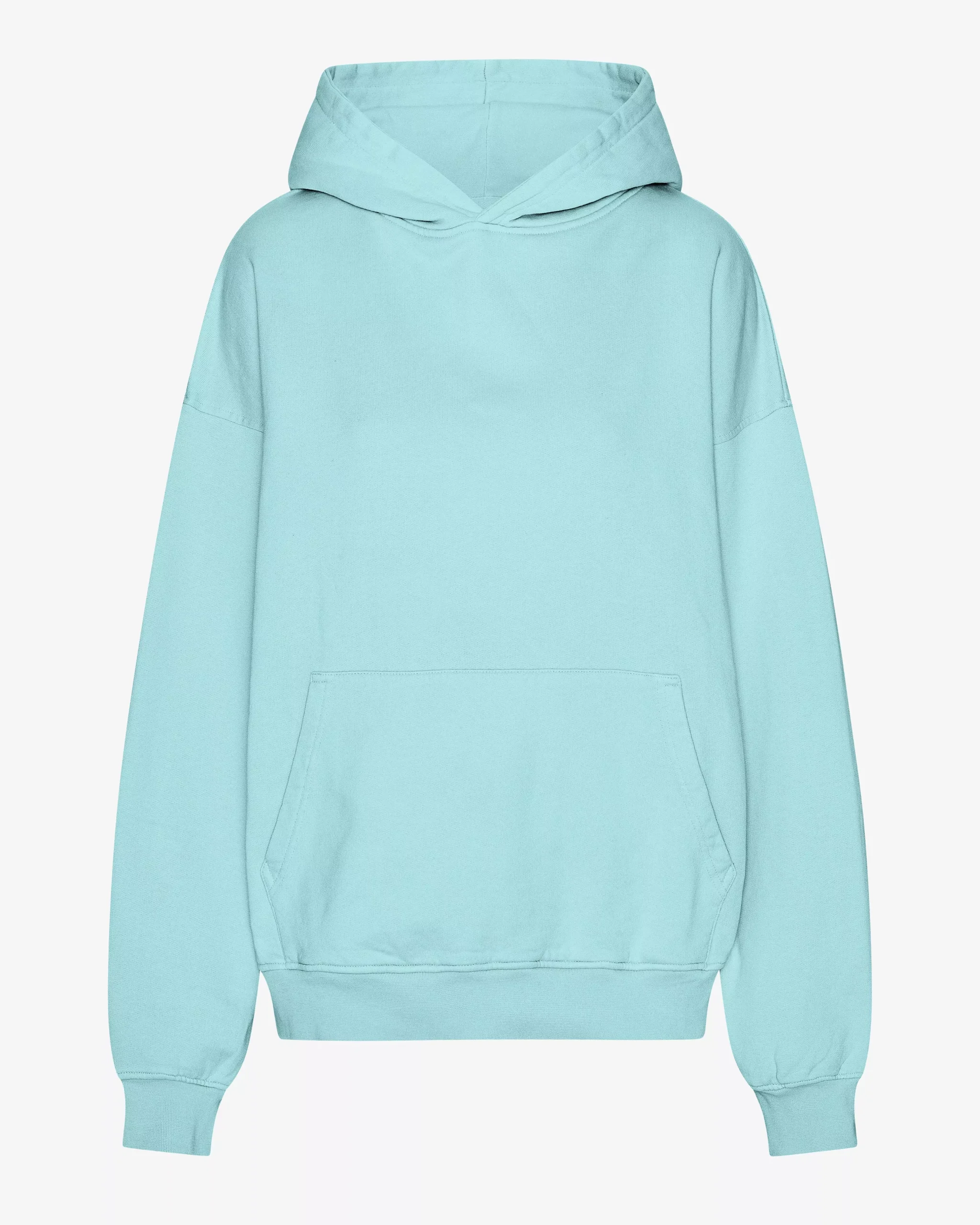 Organic Oversized Hood - Teal Blue