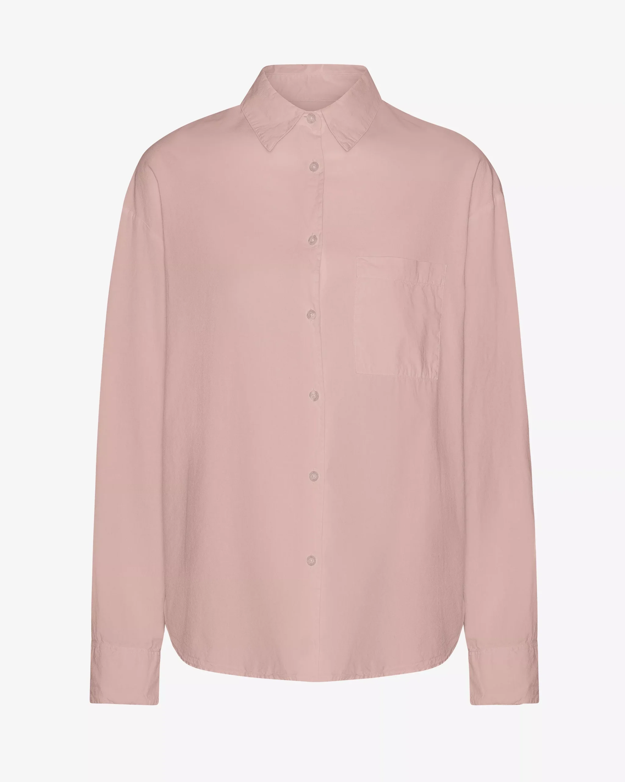 Organic Oversized Shirt - Faded Pink
